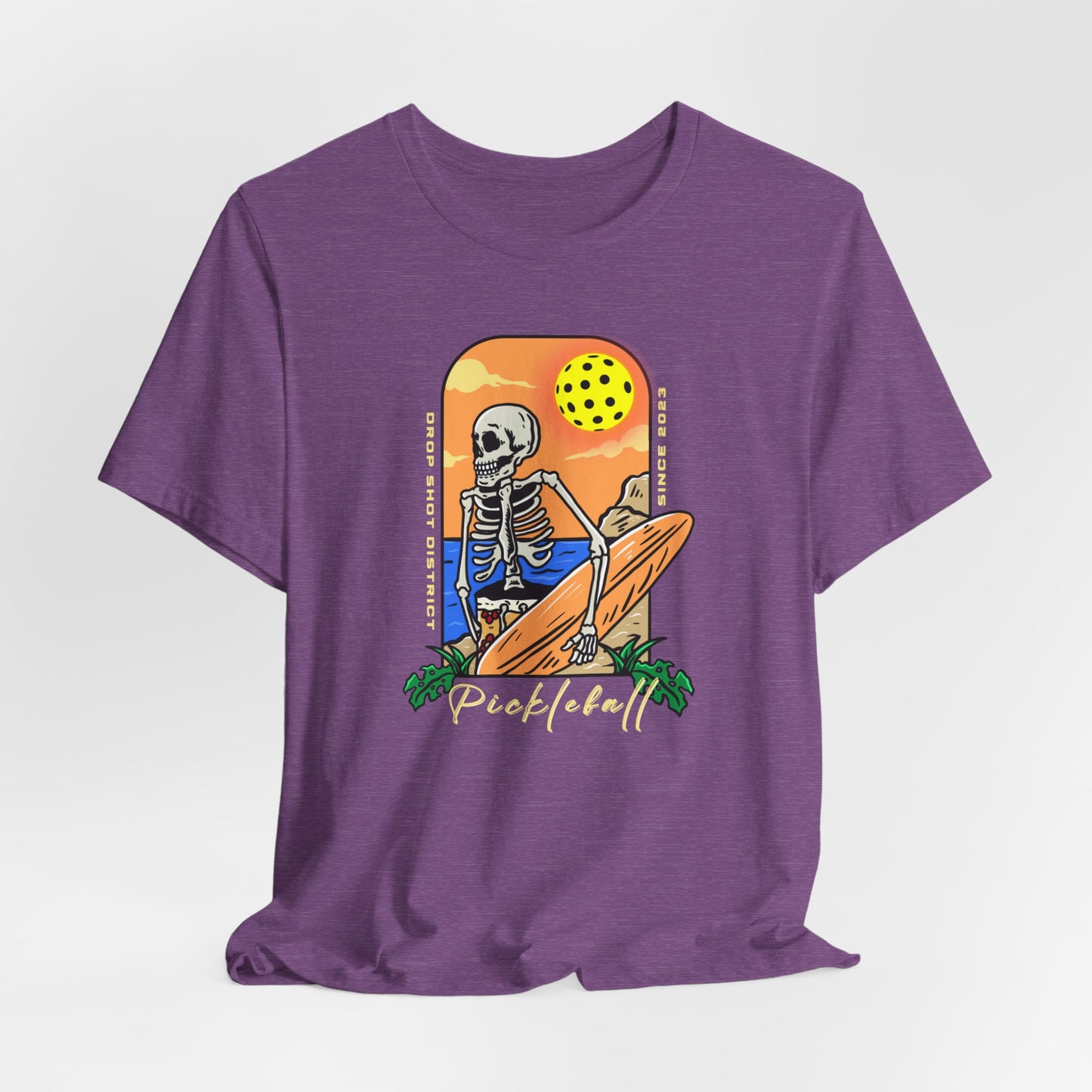 Unisex Pickleball Skeleton Premium T-Shirt