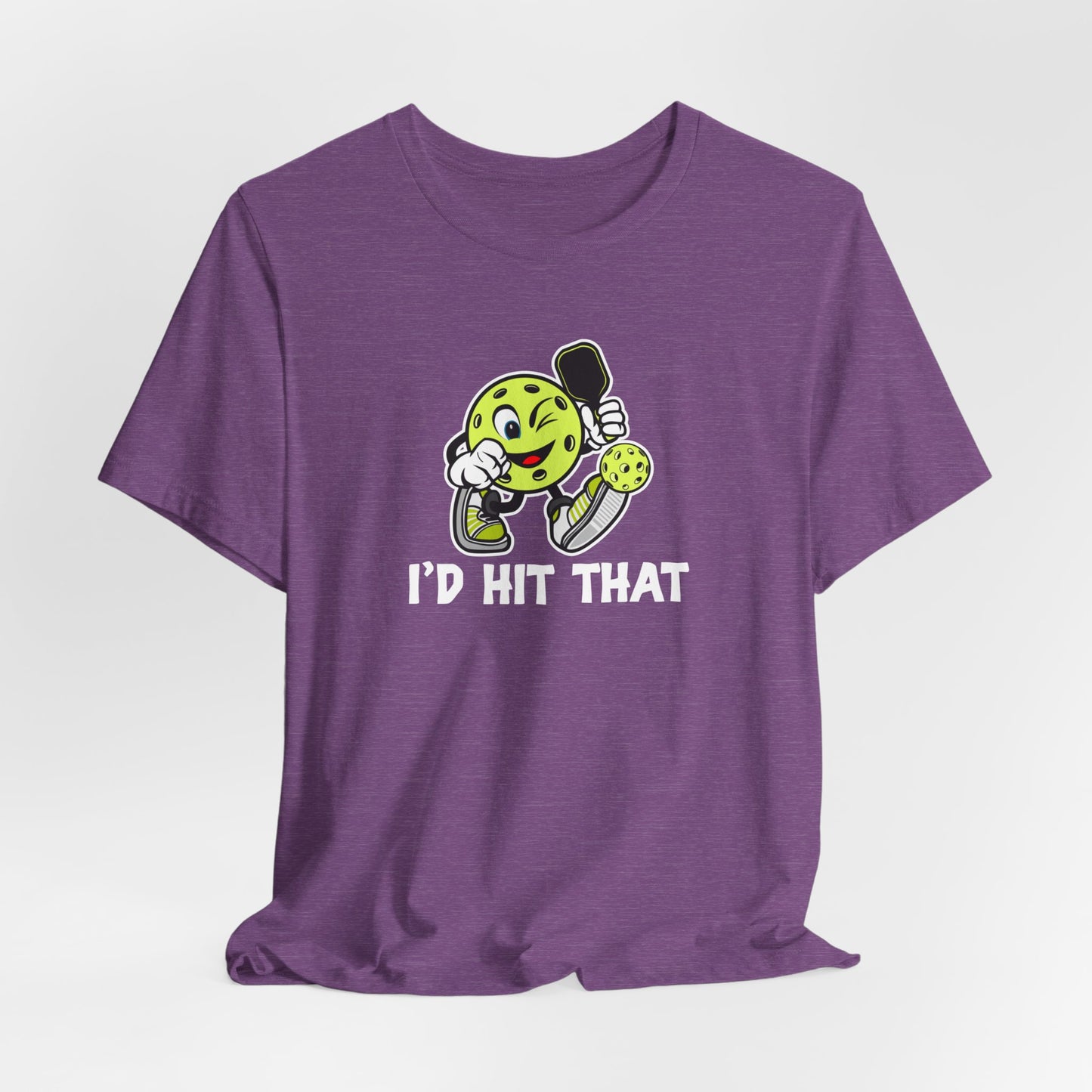 Unisex I'd Hit That Funny Pickleball Premium T-Shirt