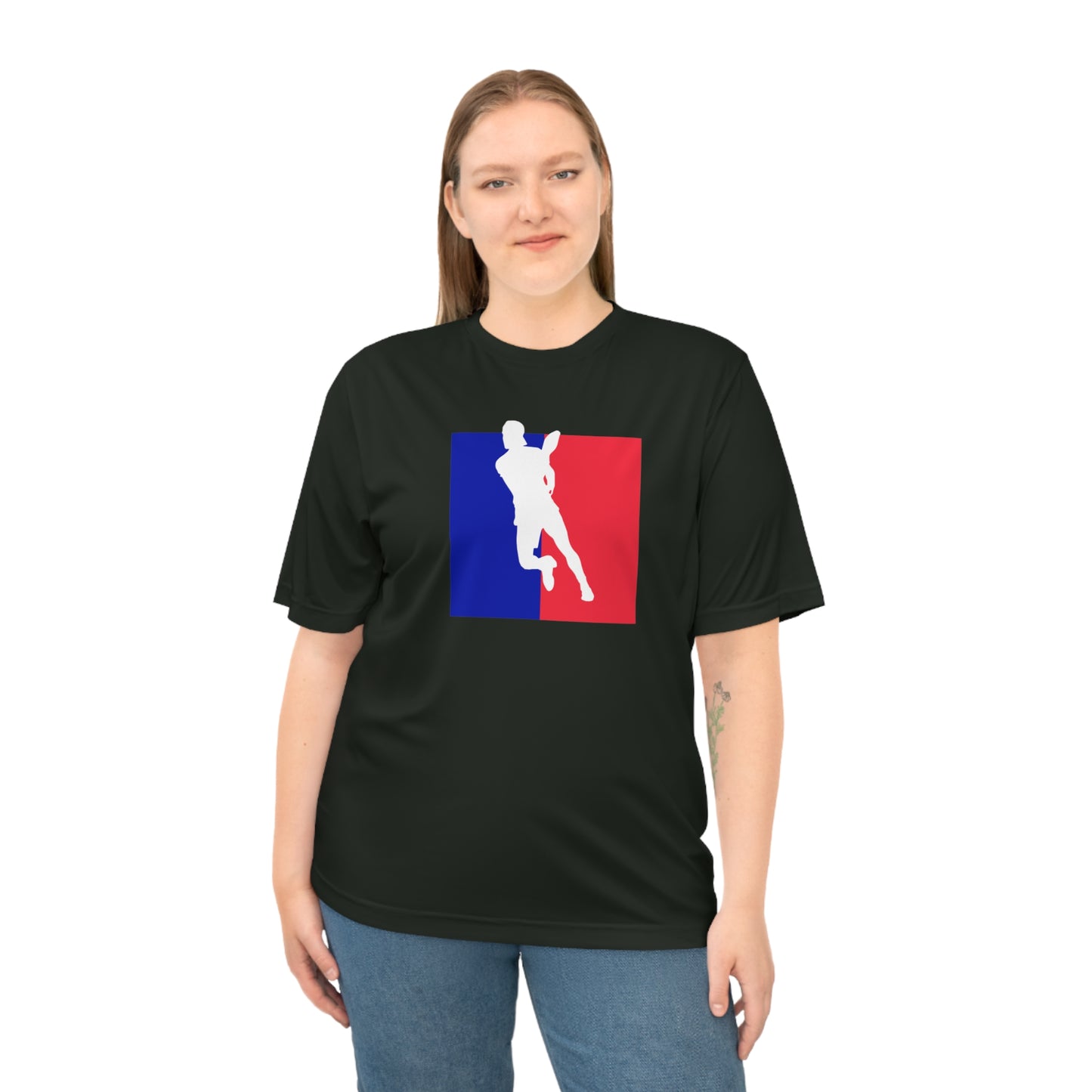 Unisex Pickleball Player Logo Performance T-shirt