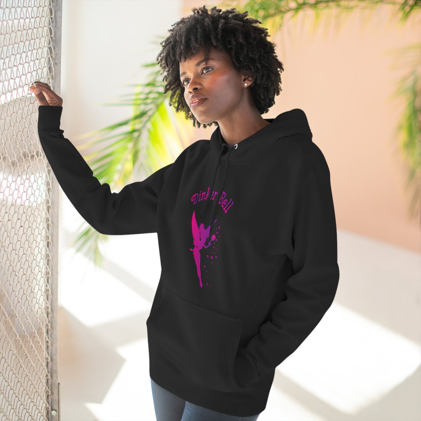 Dinker Bell Super Cute Unisex Premium Pullover Pickleball Hoodie