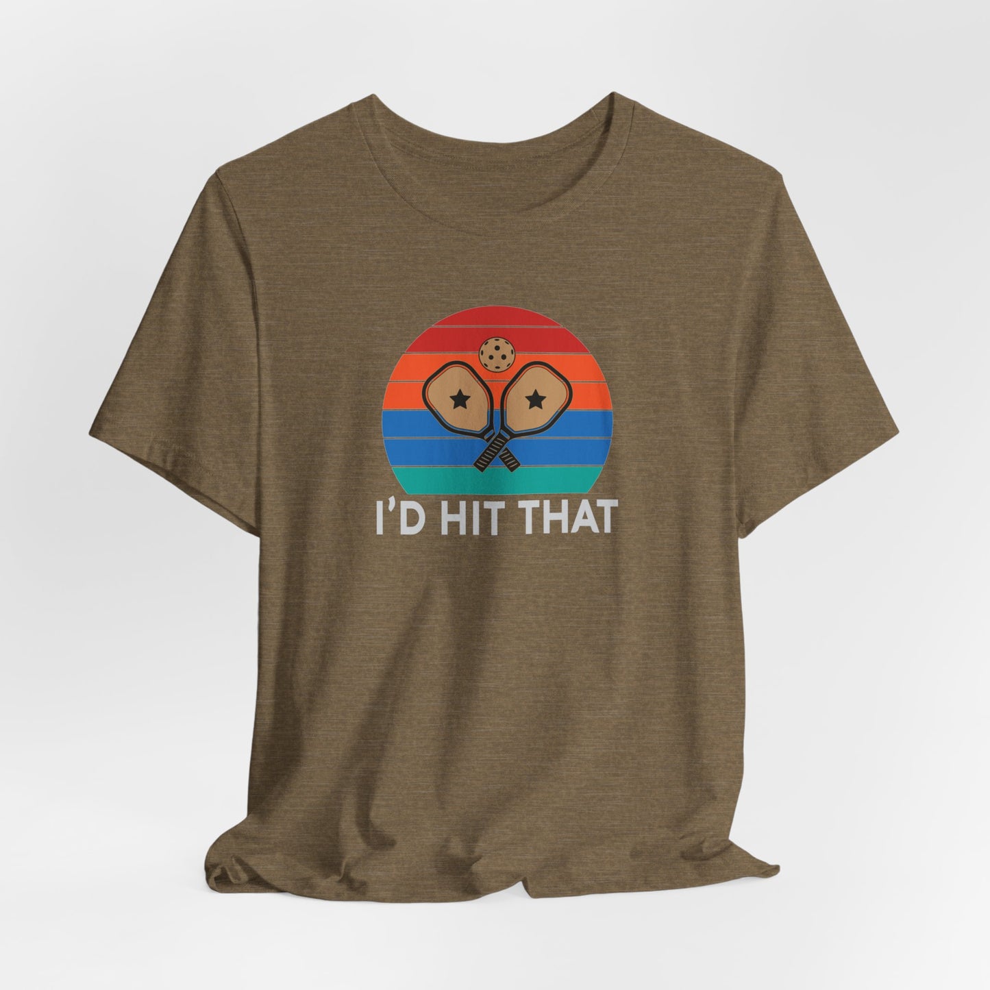 Unisex I'd Hit That Funny Premium Pickleball T-Shirt