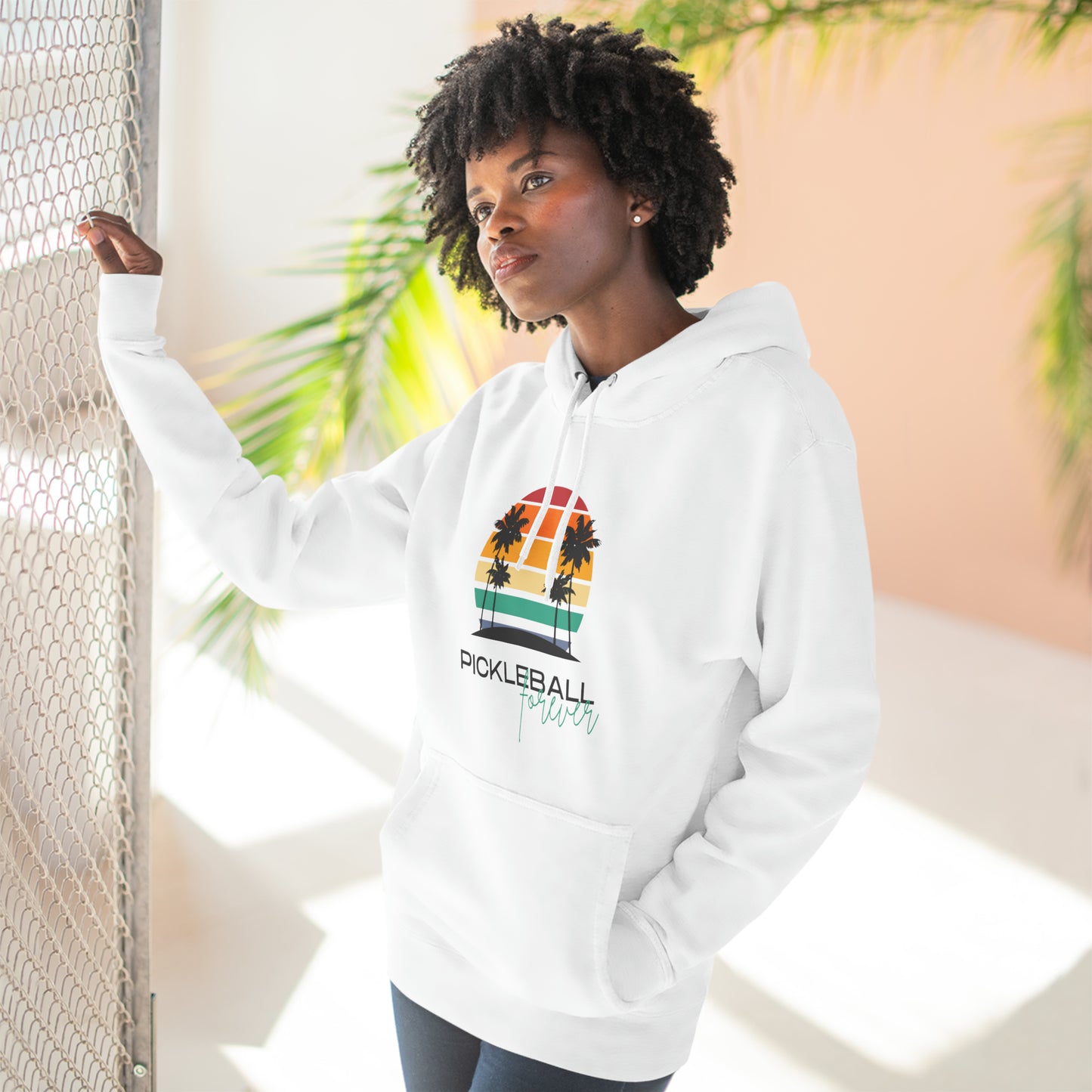 Pickleball Forever Unisex Gorgeous Premium Pullover Hoodie