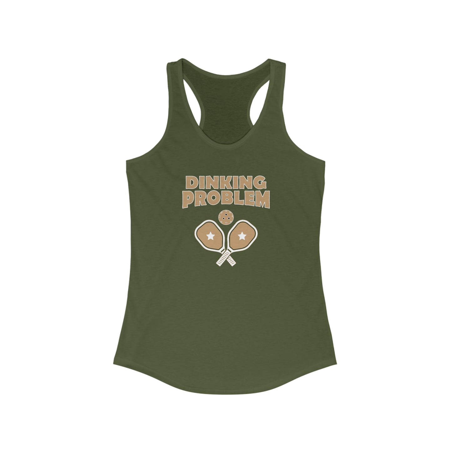 Dinking Problem Super Cute, Funny Women's Pickleball Tank Top
