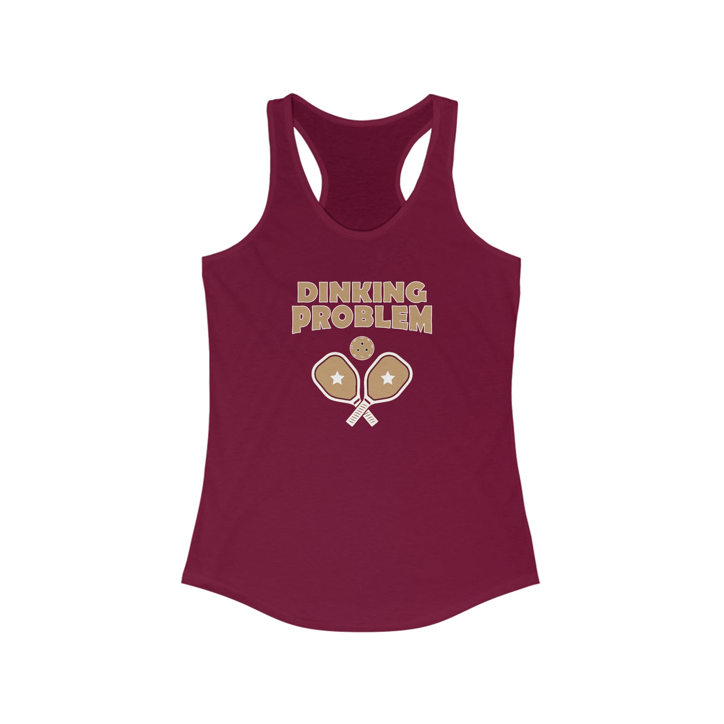 Dinking Problem Super Cute, Funny Women's Pickleball Tank Top