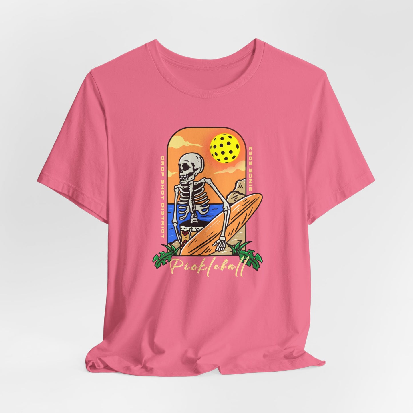 Unisex Pickleball Skeleton Premium T-Shirt