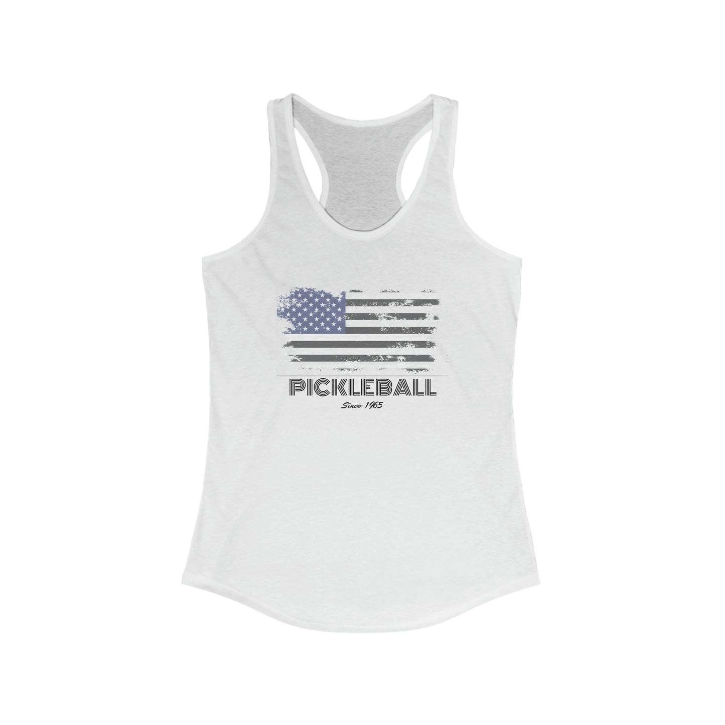 American Flag USA Pickleball Since 1965 Patriotic Pickleball Tank Top