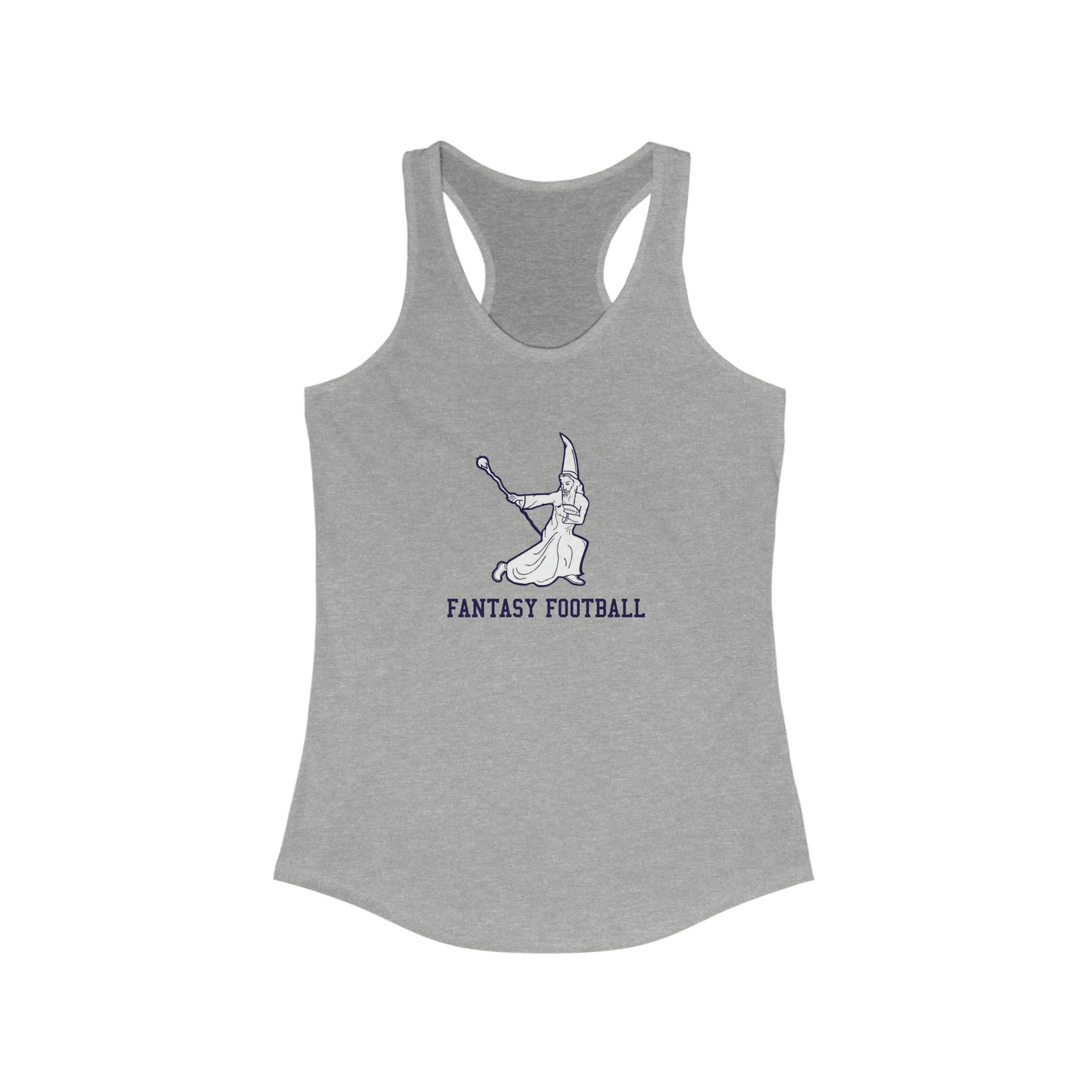 Fantasy Football Wizard Women's Super Cute Racerback Tank Top