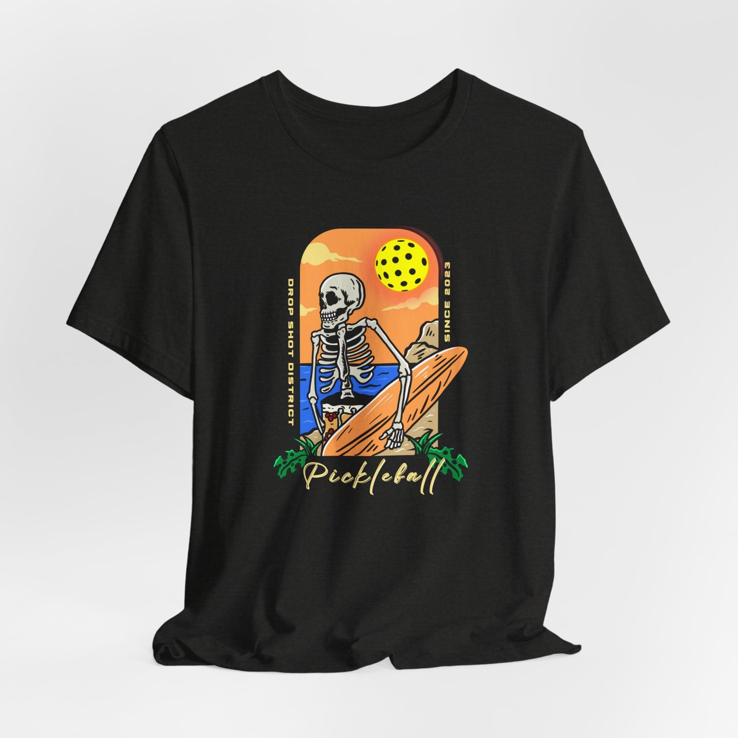 Unisex Pickleball Skeleton Premium T-Shirt