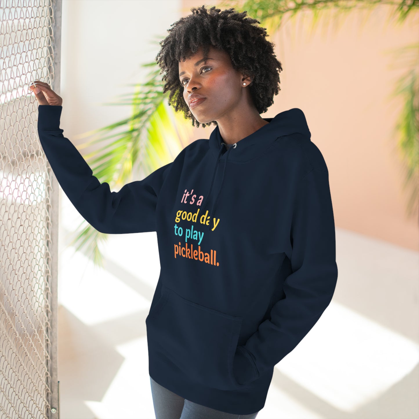 It's A Good Day To Play Pickleball Super Cute Unisex Premium Pullover Hoodie