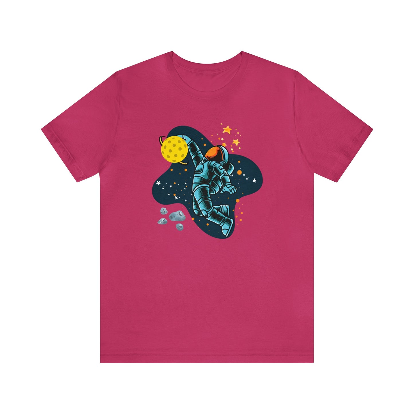 Pickleball Space Astronaut Unisex Premium T-Shirt