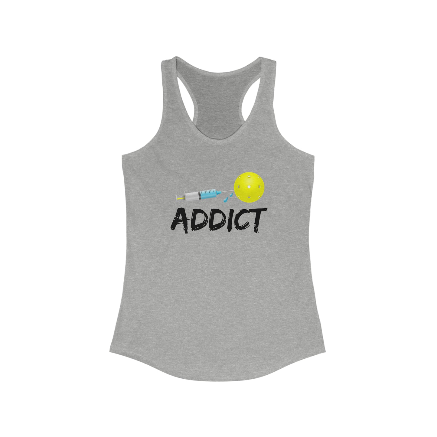 Pickleball Addict Women's Super Cute Funny Pickleball Tank Top