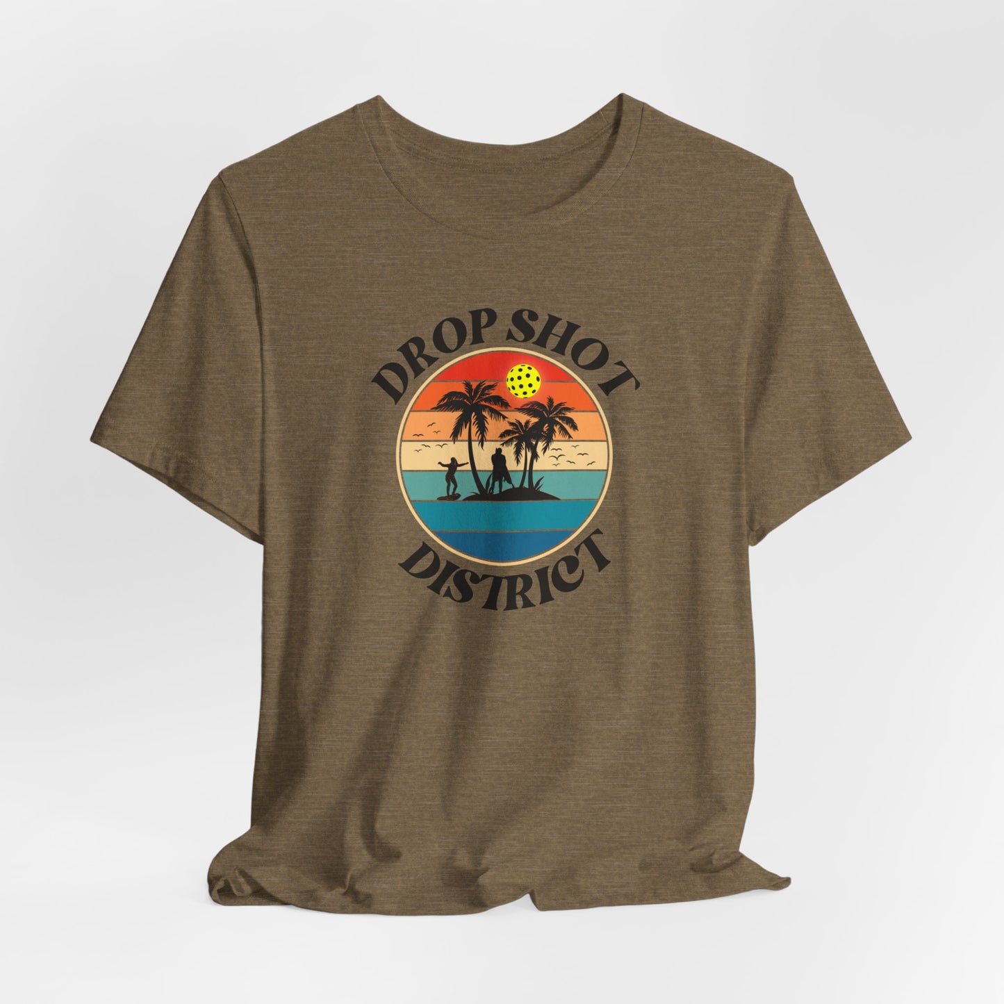Our original, the drop shot district logo, pickleball lovers feast your eyes on this stylish, becachy beauty.