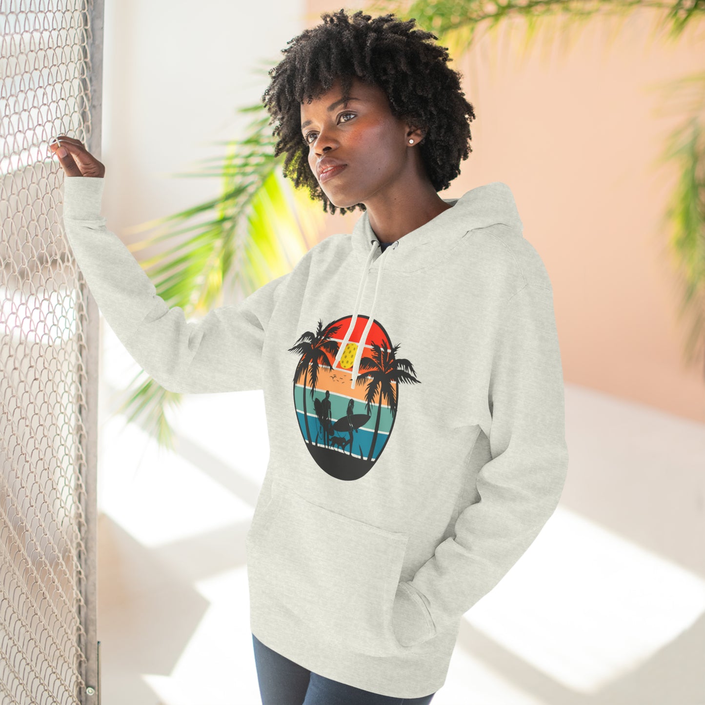 Pickleball Life Lifestyle Gorgeous Unisex Premium Pullover Hoodie