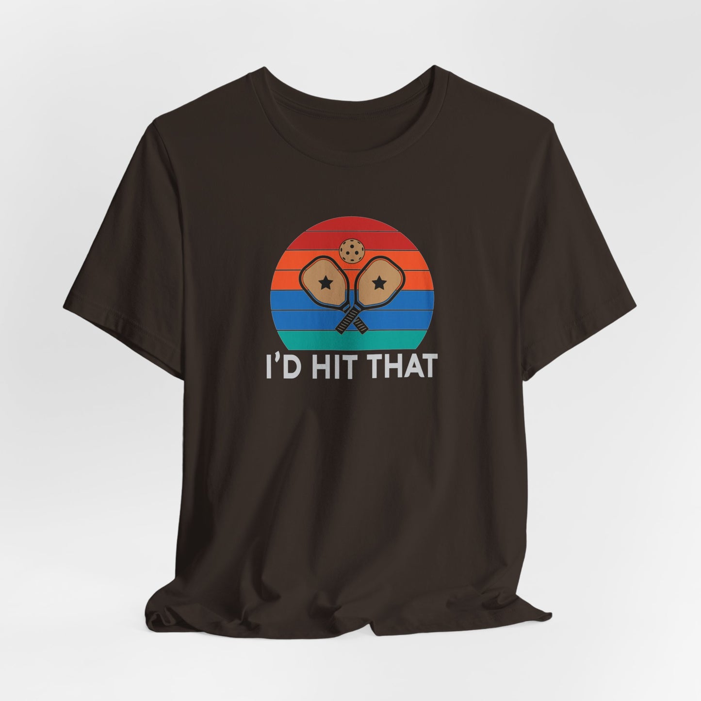 Unisex I'd Hit That Funny Premium Pickleball T-Shirt