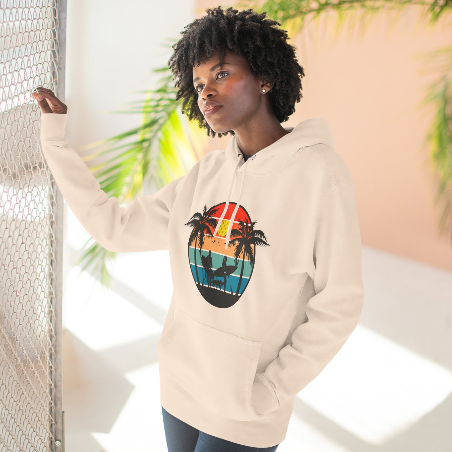 Pickleball Life Lifestyle Gorgeous Unisex Premium Pullover Hoodie
