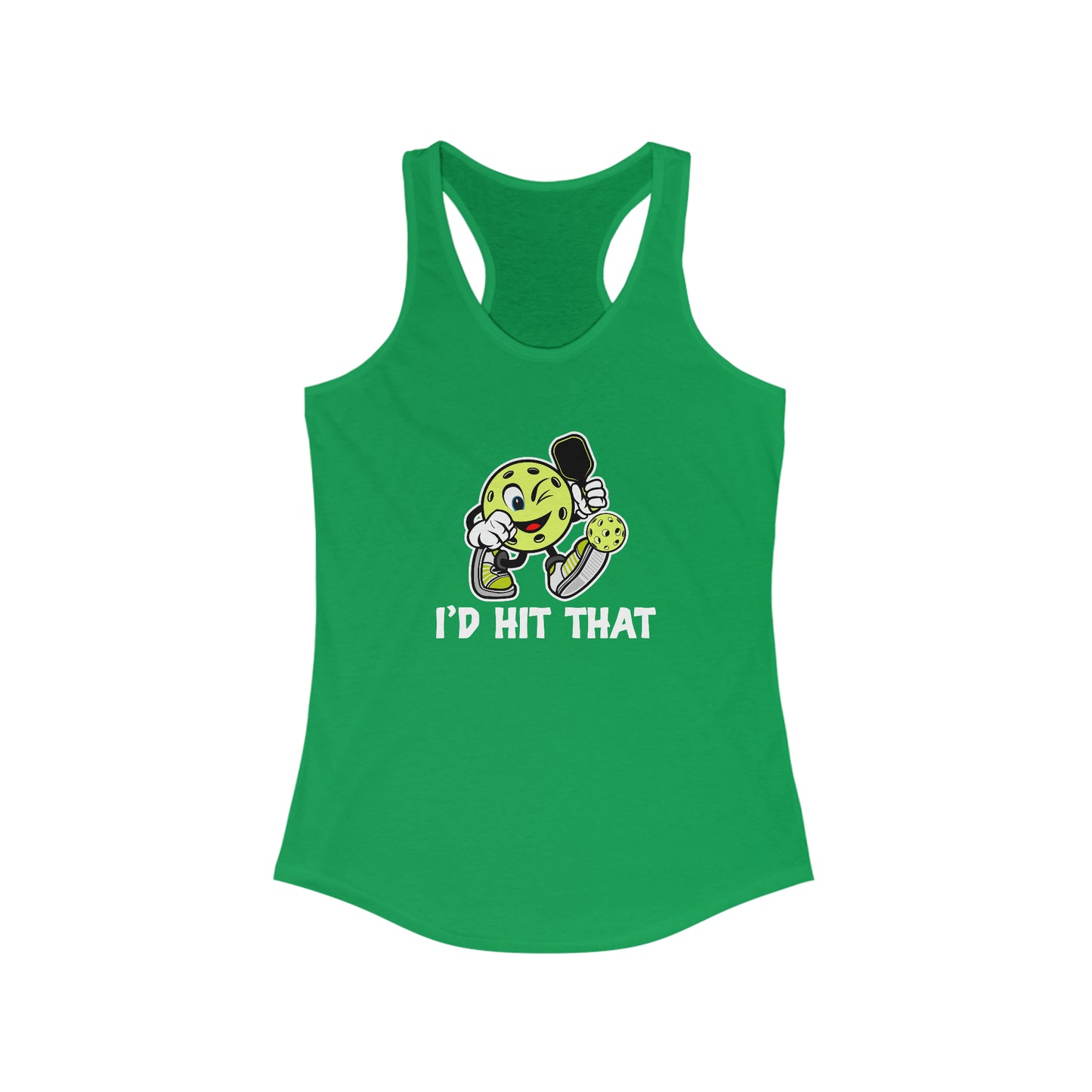 I'd Hit That Funny, Super Cute Women's Pickleball Tank Top