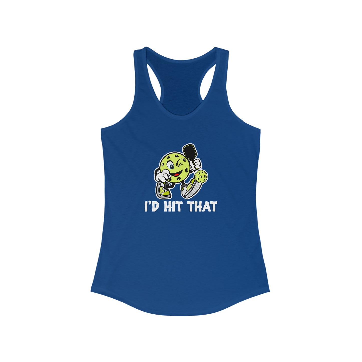I'd Hit That Funny, Super Cute Women's Pickleball Tank Top