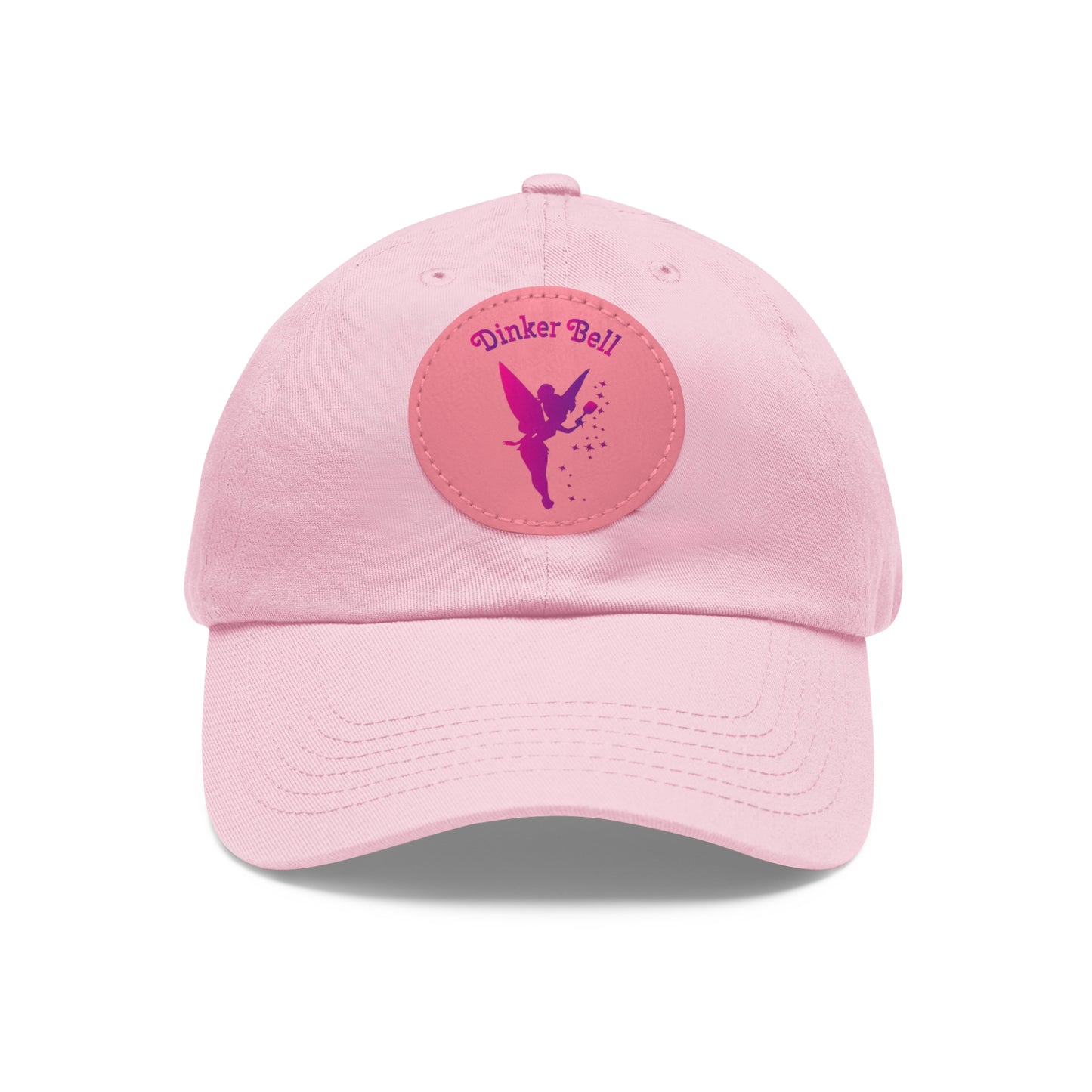 Dinker Bell Super Cute Pickleball Hat (printed with leather patch)