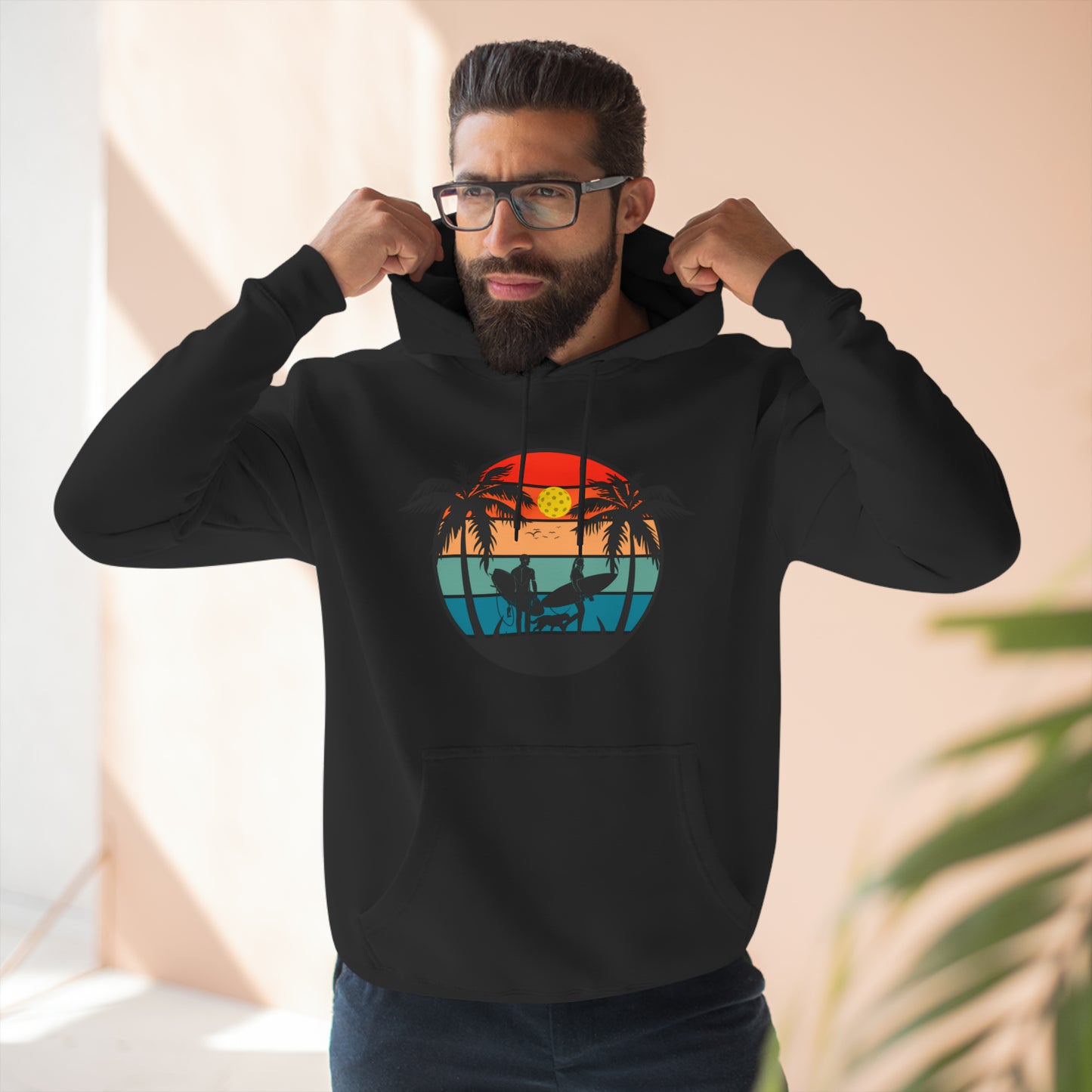 Pickleball Life Lifestyle Gorgeous Unisex Premium Pullover Hoodie