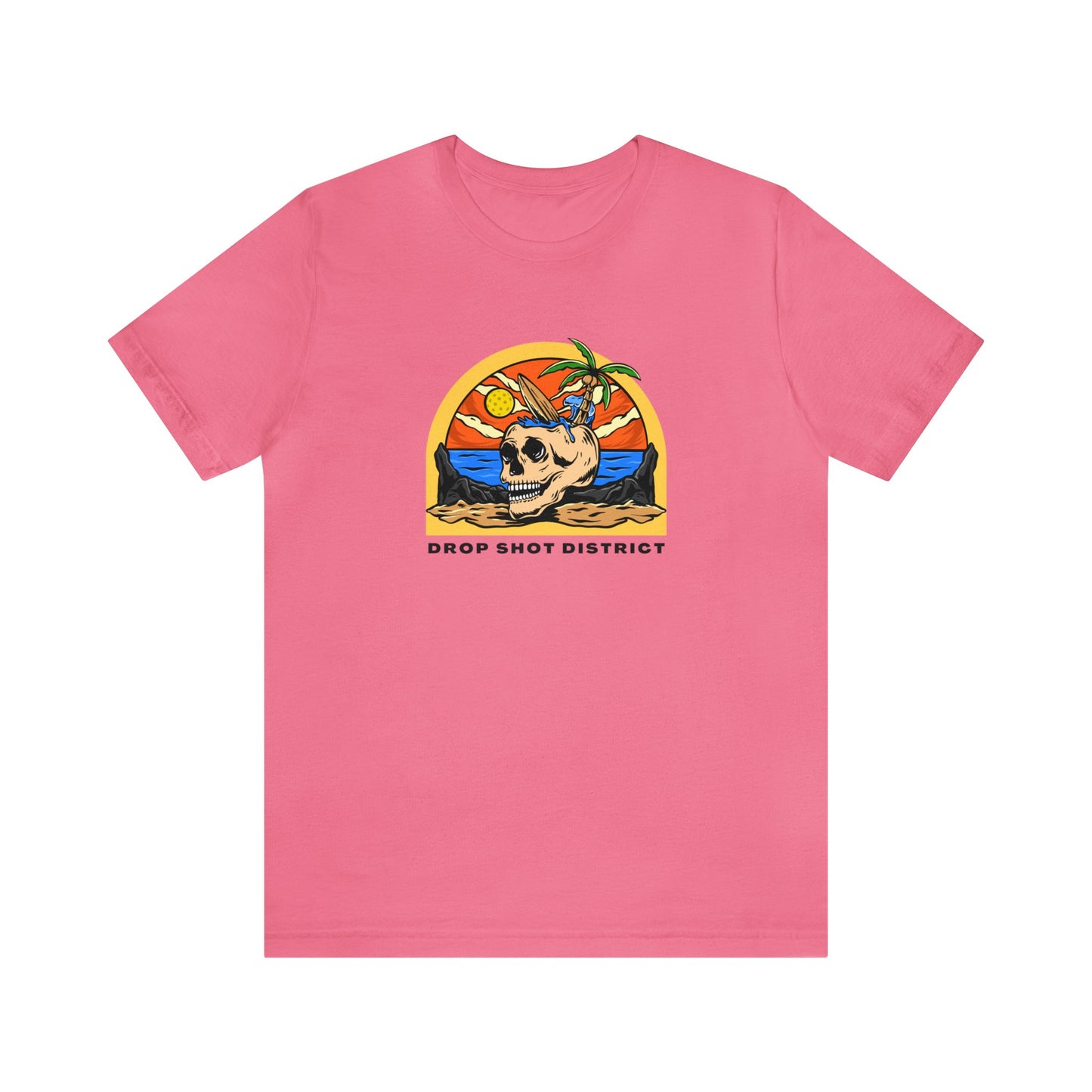 Unisex Drop Shot District Skeleton Premium Pickleball T-Shirt