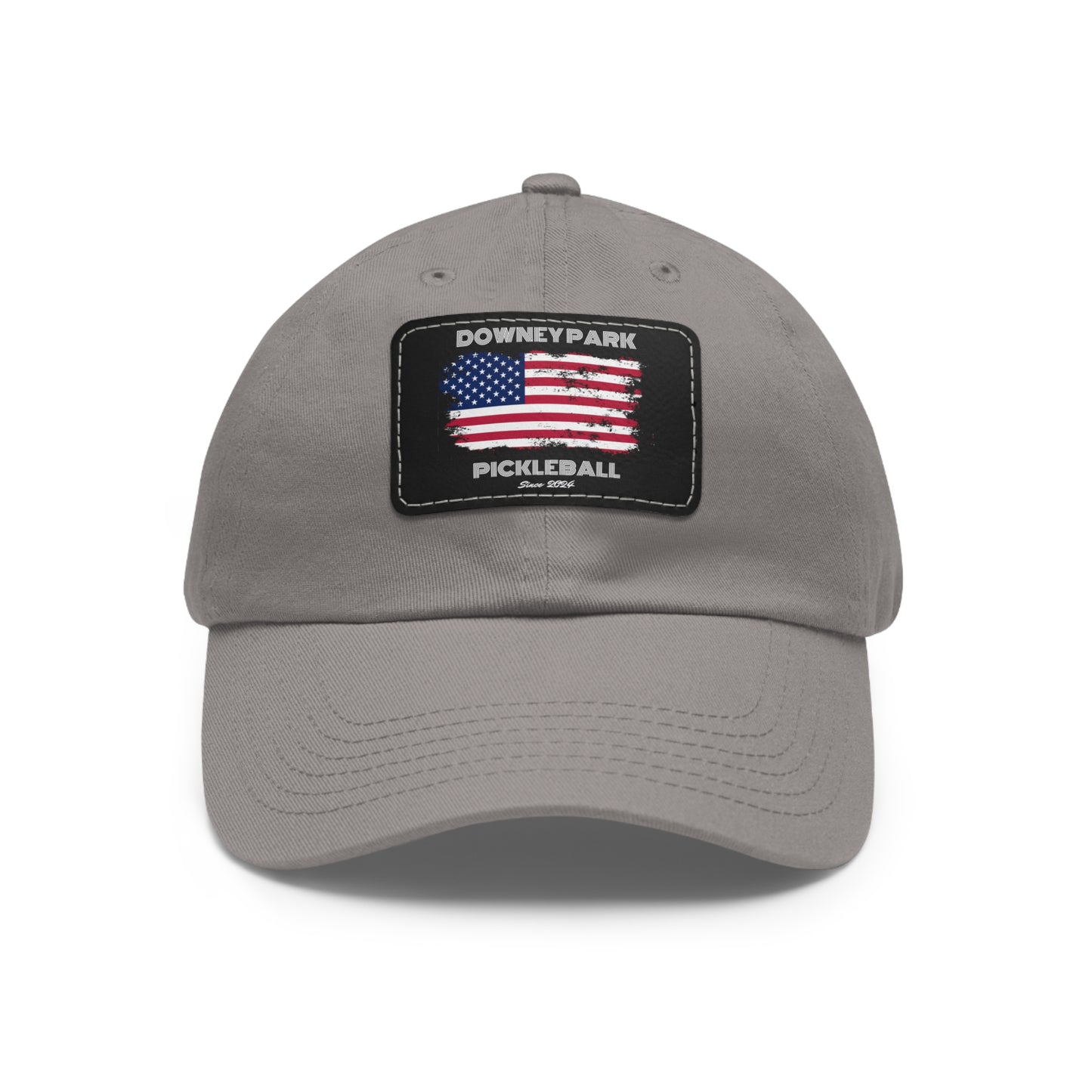 Downey Park Pickleball Since 2024 Hat with Leather Patch