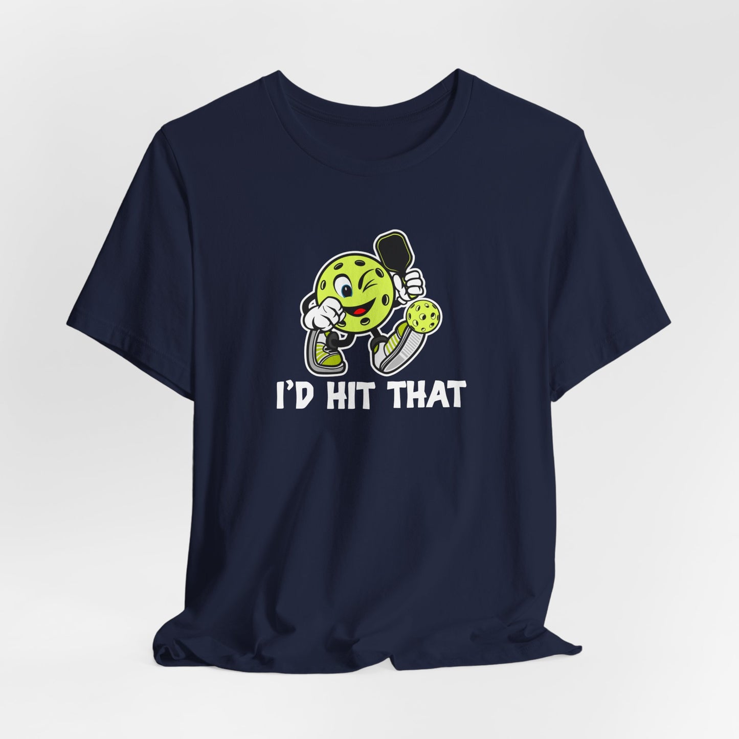 Unisex I'd Hit That Funny Pickleball Premium T-Shirt
