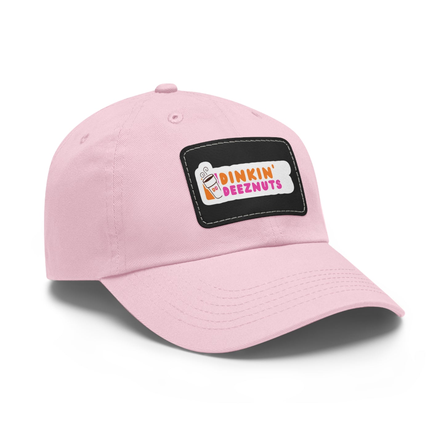 Dinkin Deeznuts Funny Pickleball Hat with Leather Patch | Dinking