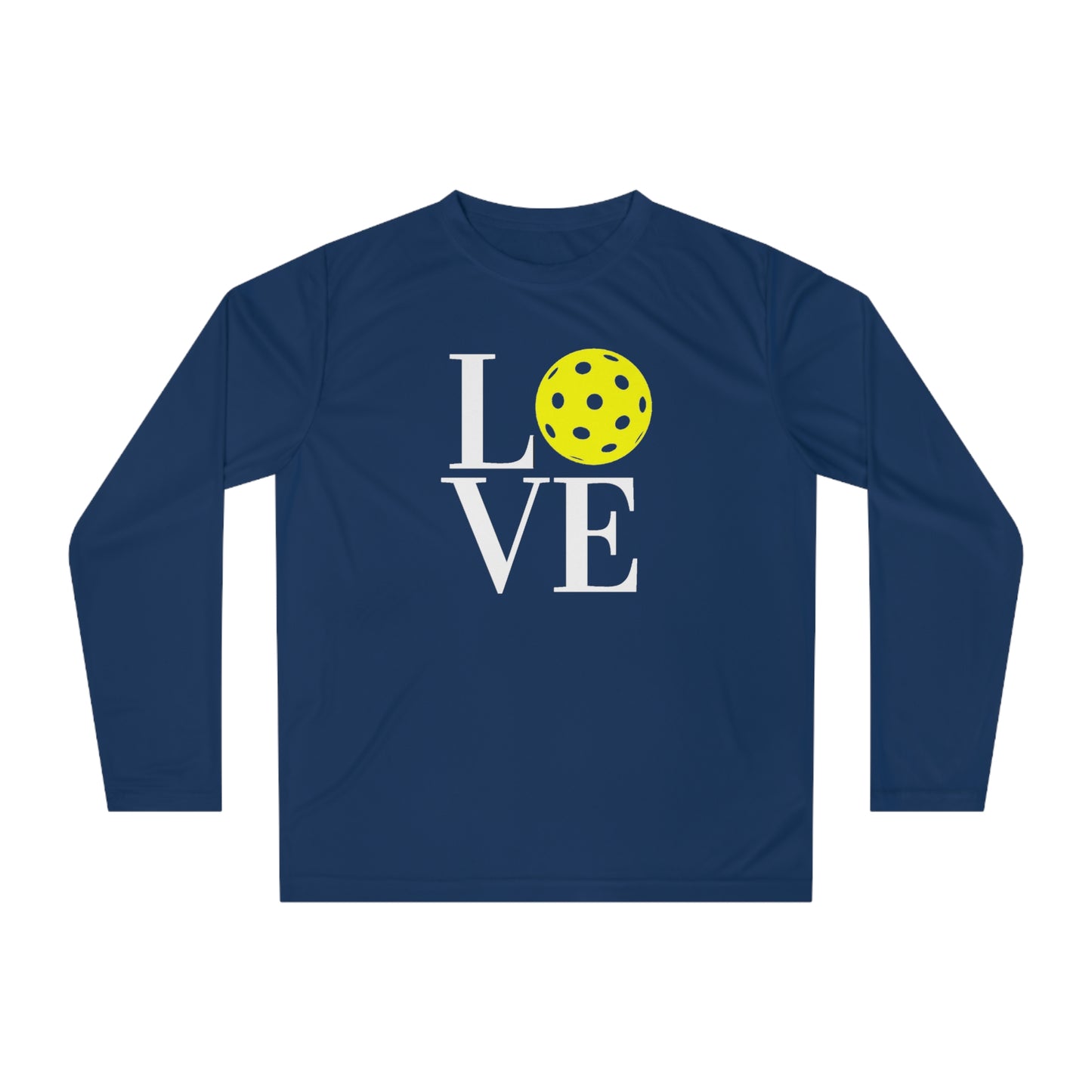 LOVE Pickleball Super Cute Unisex Performance Long Sleeve Shirt