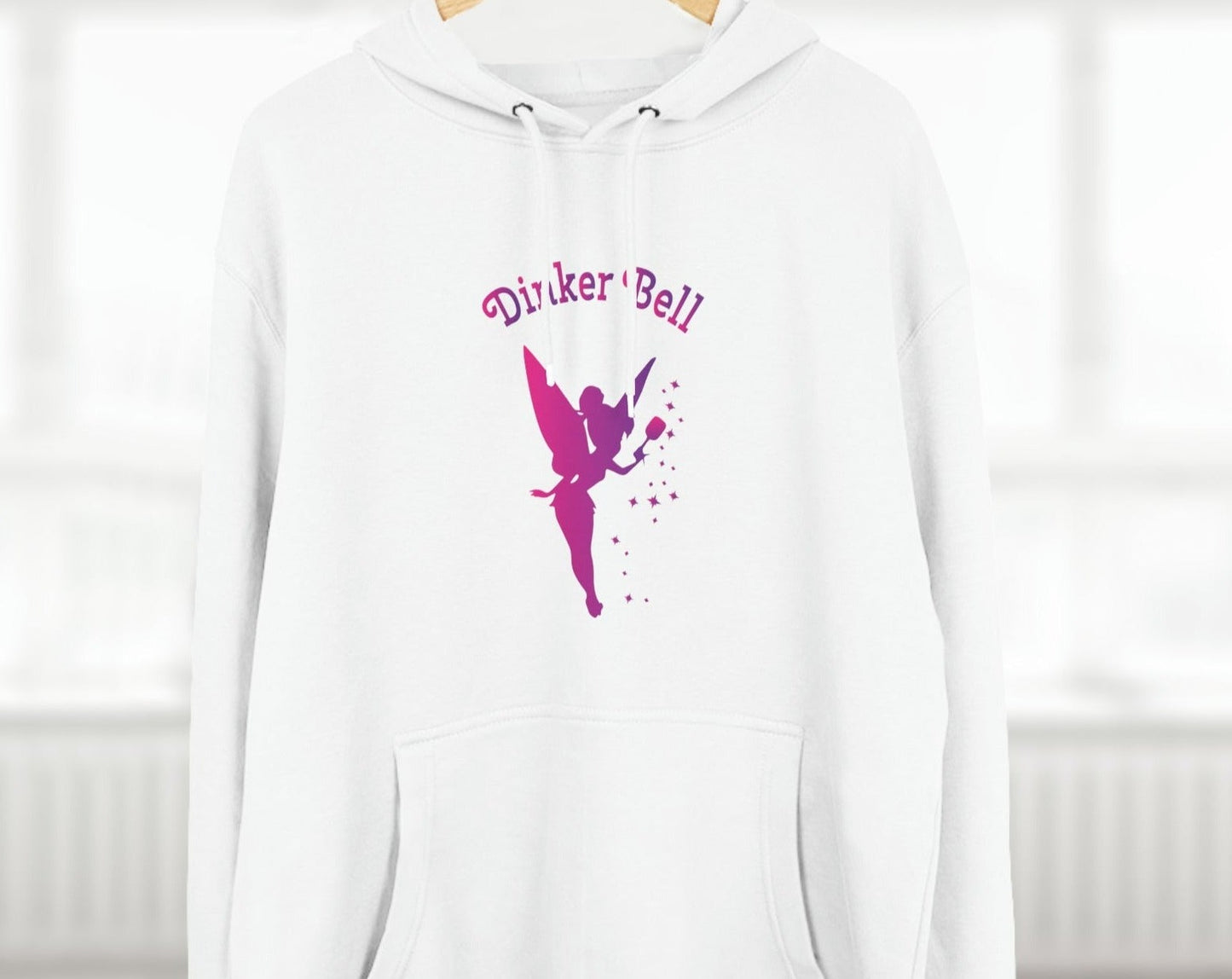Dinker Bell Super Cute Unisex Premium Pullover Pickleball Hoodie