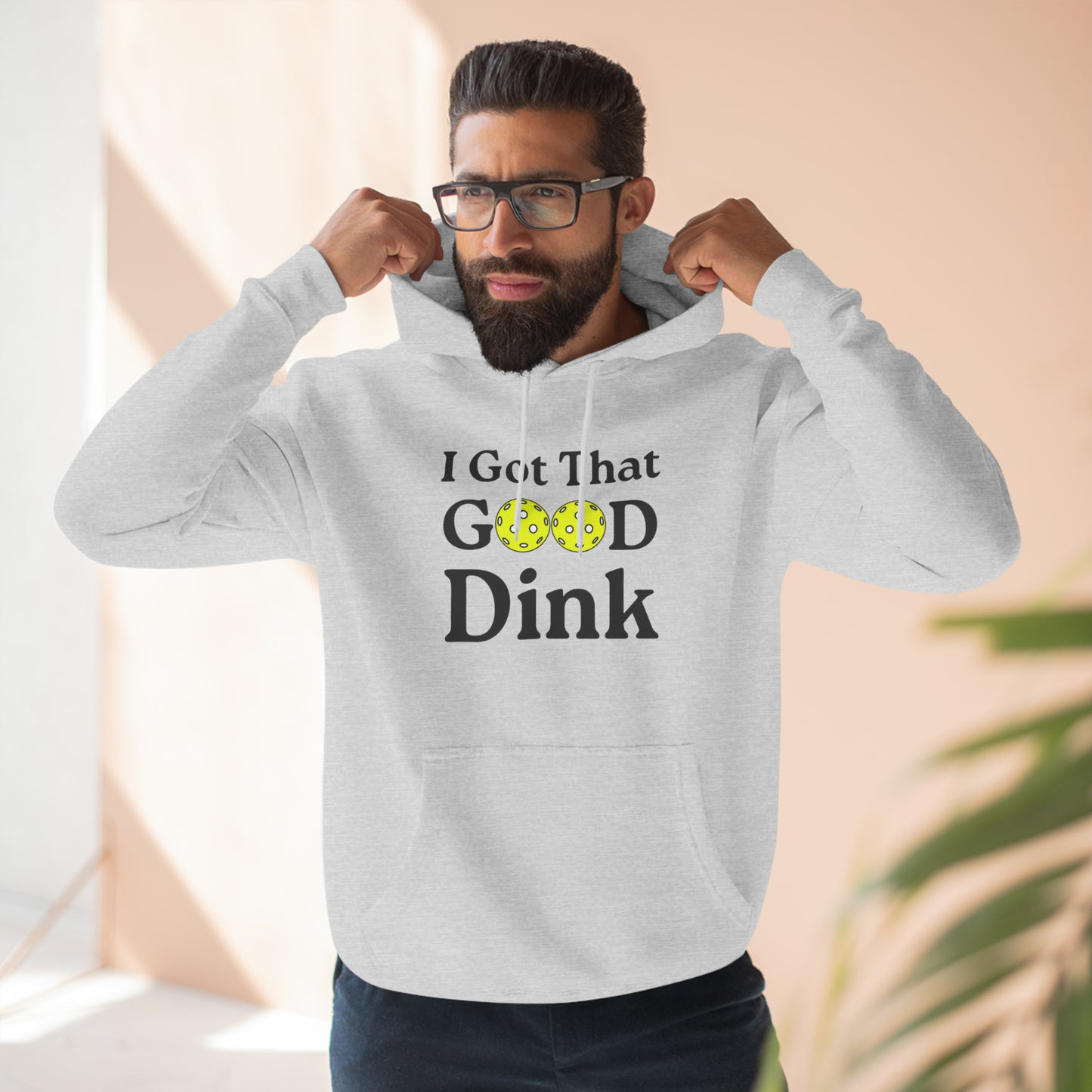 Unisex I Got That Good Dink Funny Premium Pickleball Pullover Hoodie