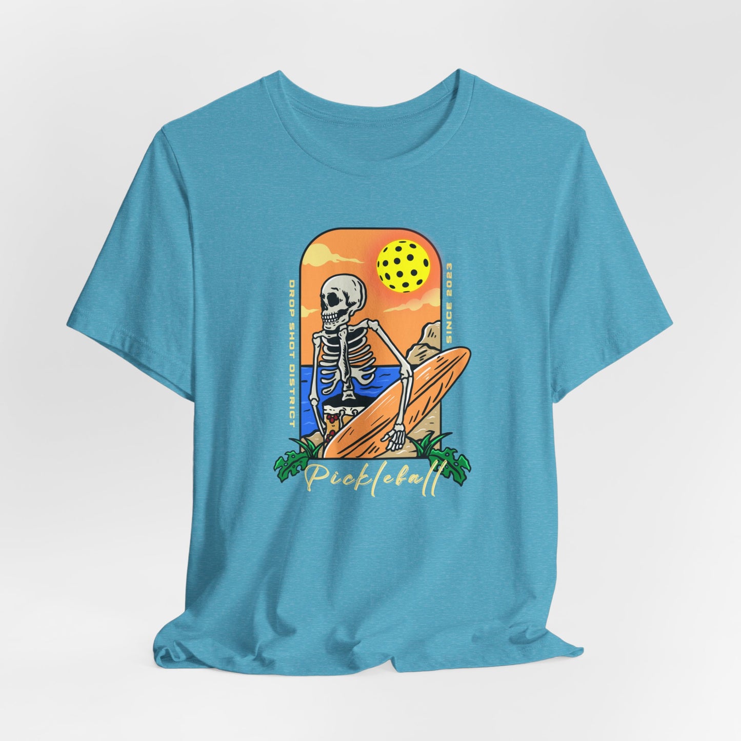 Unisex Pickleball Skeleton Premium T-Shirt