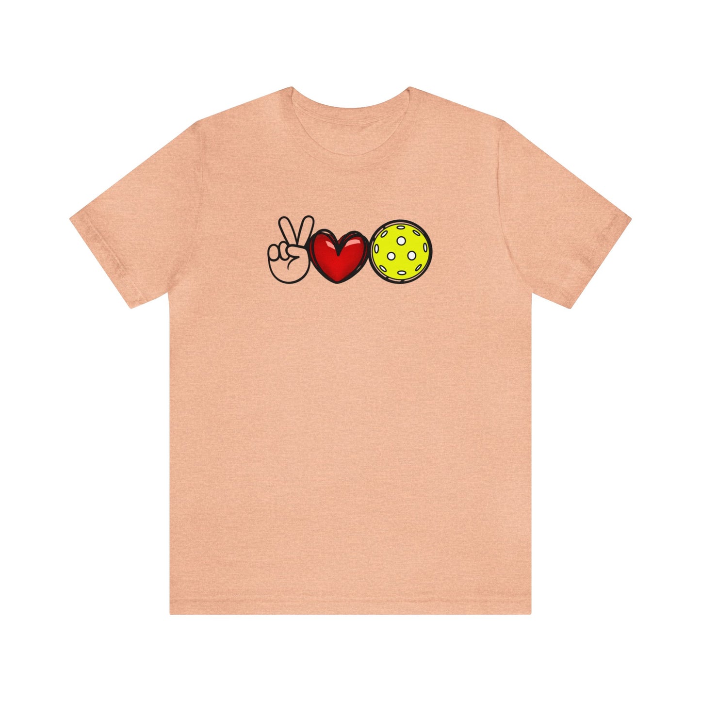 Peace, Love, Pickleball Super Cute Unisex Premium T-Shirt