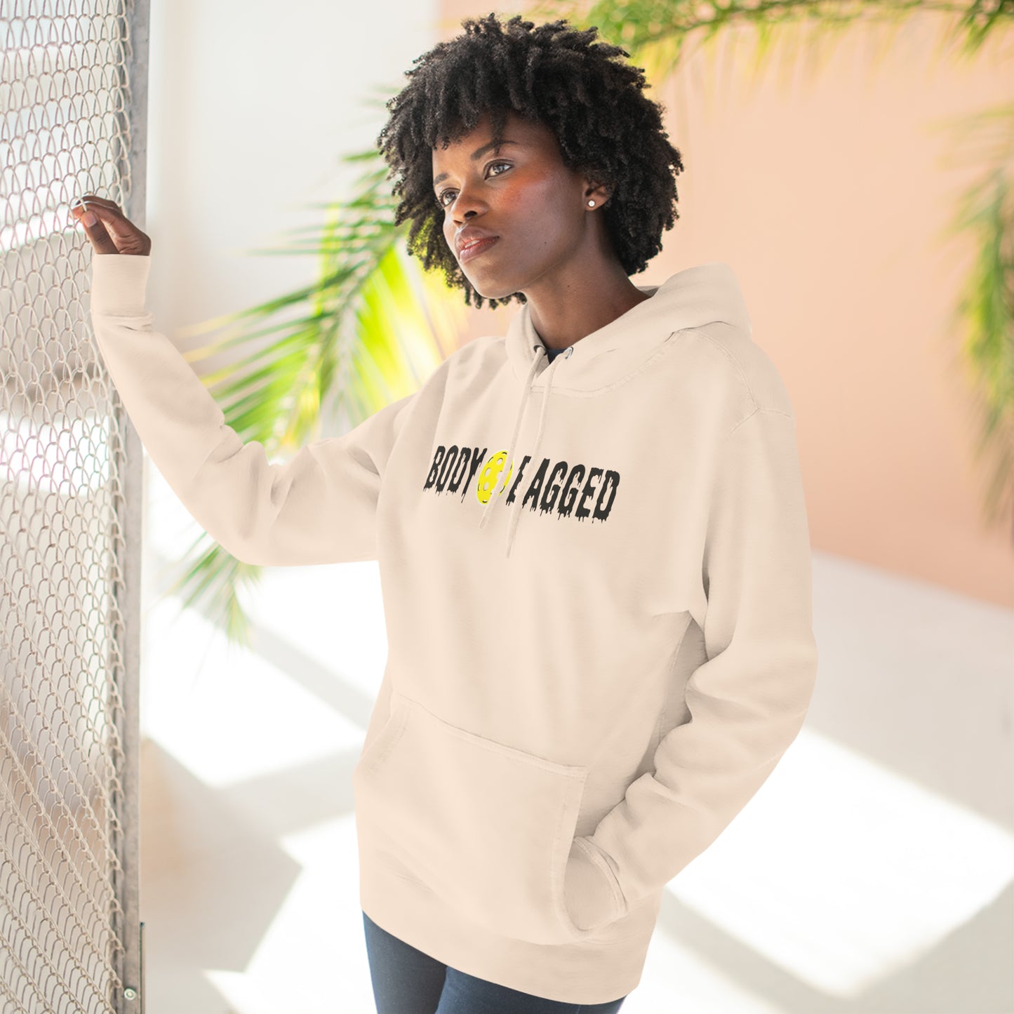 Body Bagged Pickleball Premium Unisex Pullover Hoodie