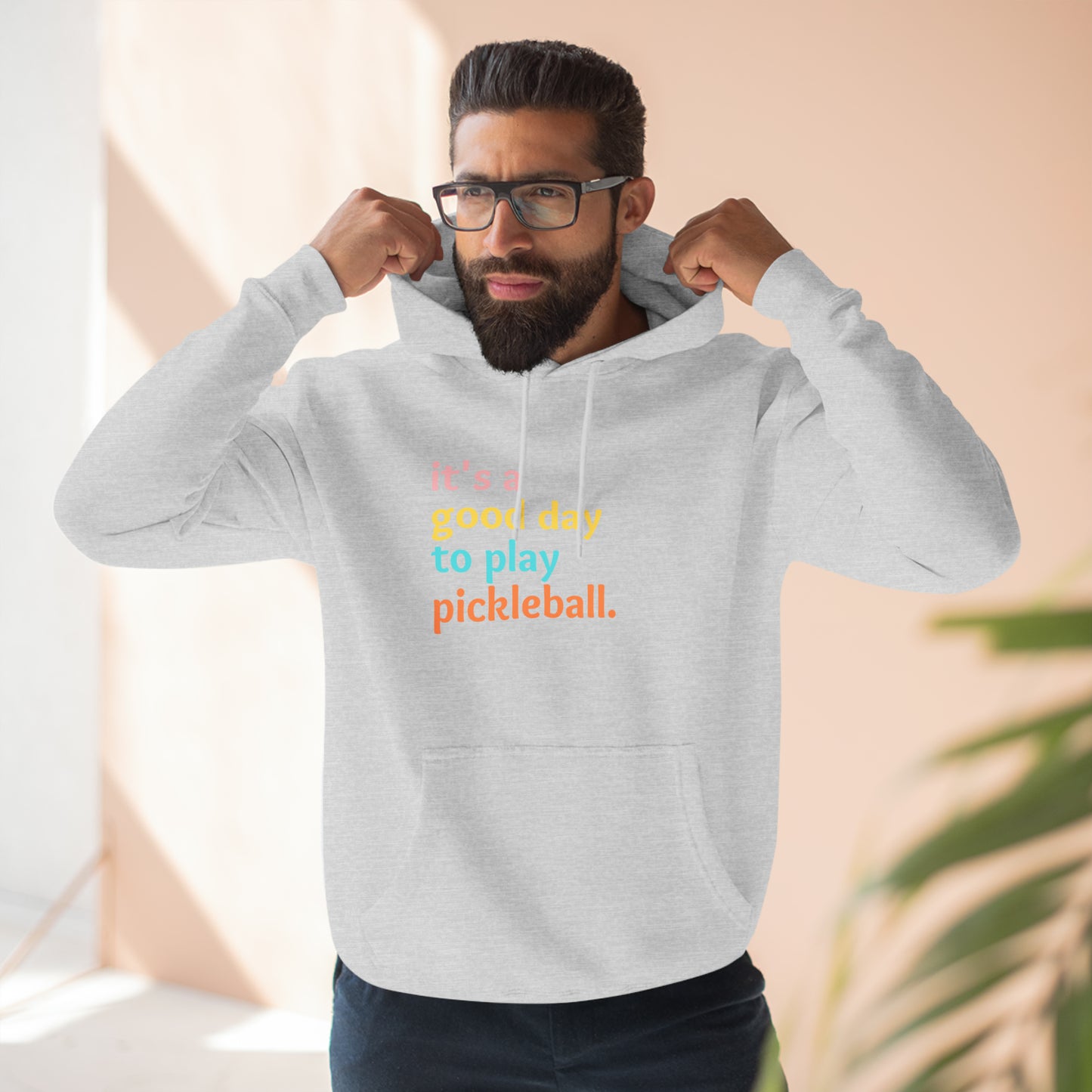 It's A Good Day To Play Pickleball Super Cute Unisex Premium Pullover Hoodie