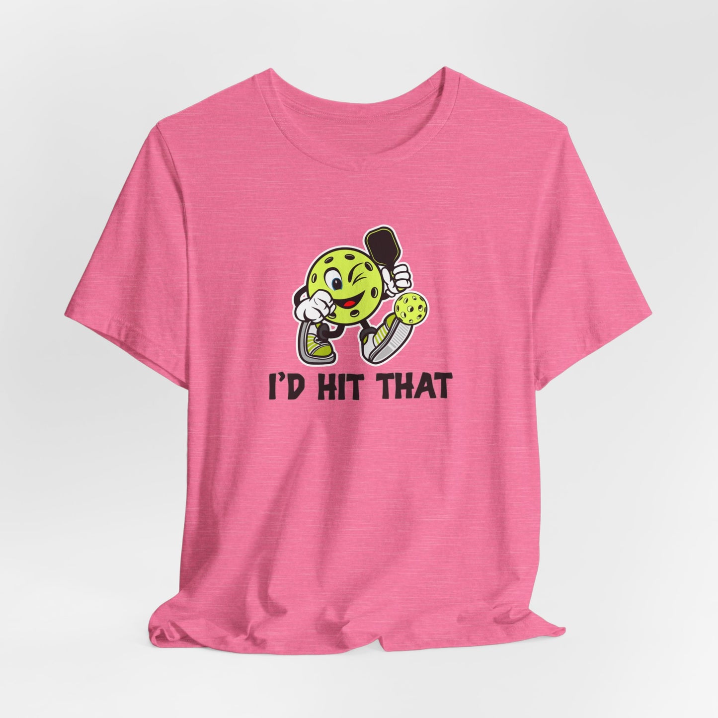 Unisex I'd Hit That Funny Pickleball Premium T-Shirt