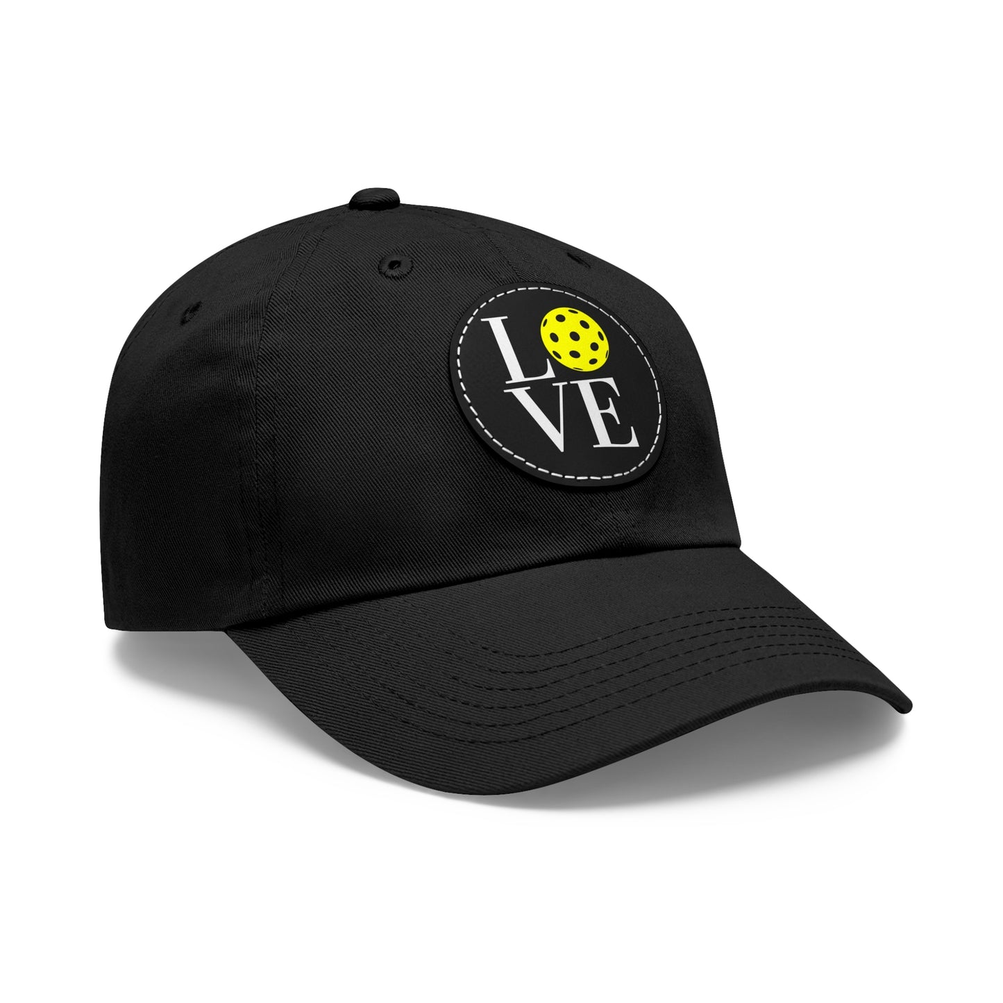 LOVE Pickleball Super Cute Hat with Leather Patch