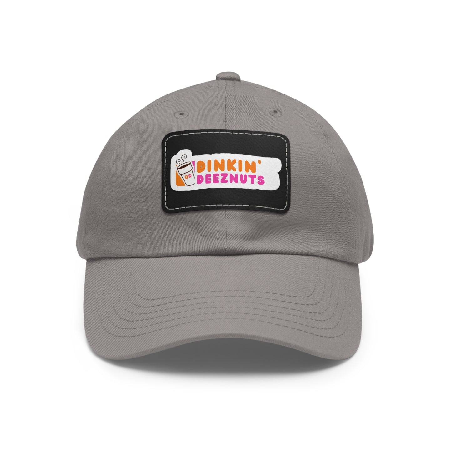 Dinkin Deeznuts Funny Pickleball Hat with Leather Patch | Dinking