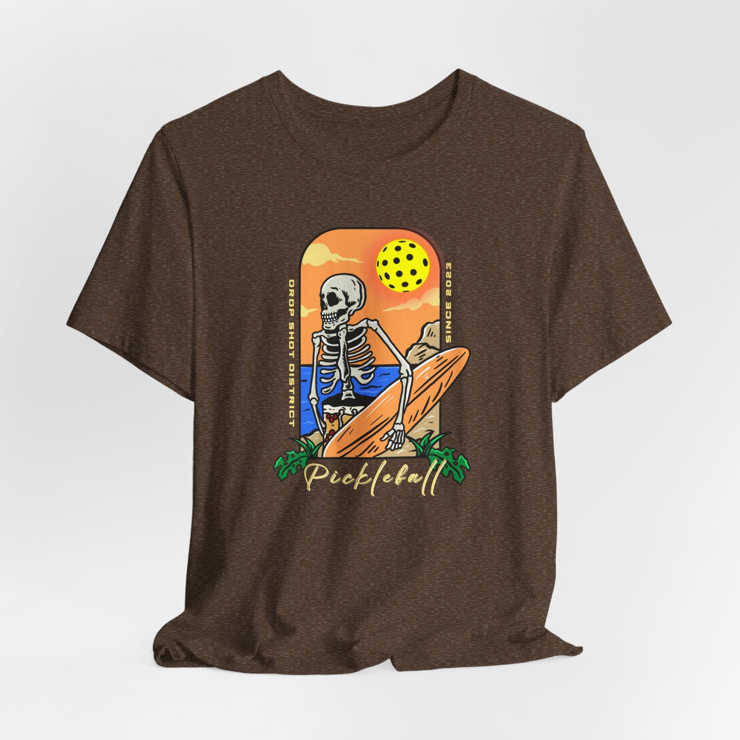 Unisex Pickleball Skeleton Premium T-Shirt