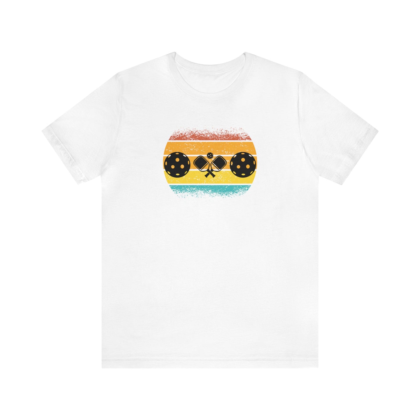 Unisex Tropical Pickleball Sunset Gorgeous Premium T-Shirt