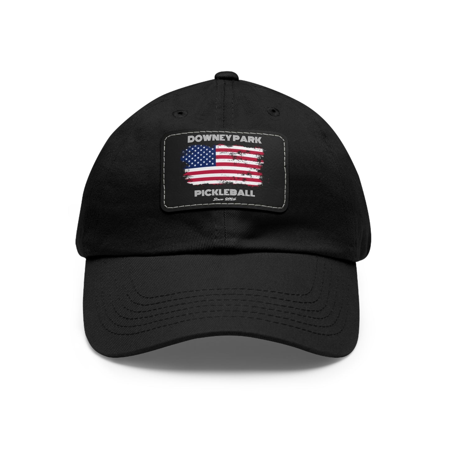 Downey Park Pickleball Since 2024 Hat with Leather Patch