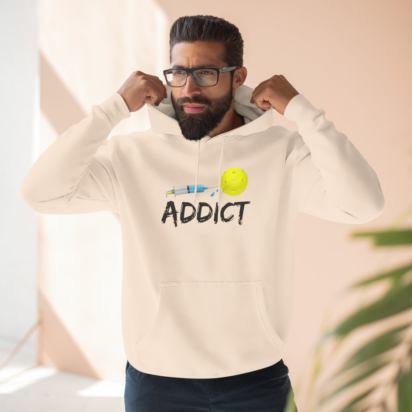 Pickleball Addict Unisex Premium Pullover Hoodie | Addicted