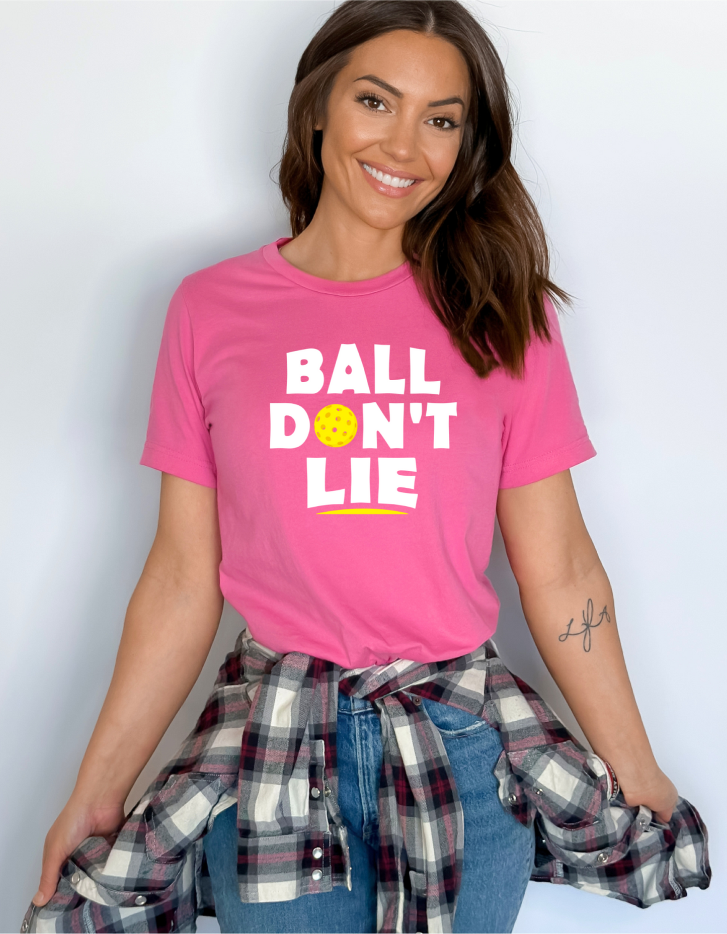 Unisex Ball Don't Lie Funny Premium Pickleball T-Shirt
