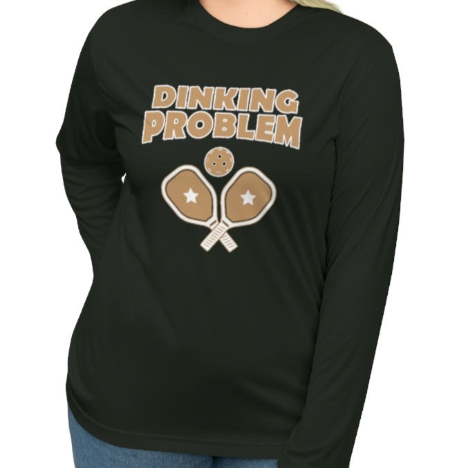 Stylish looking Unisex Dinking Problem Performance Long Sleeve Pickleball Shirt
