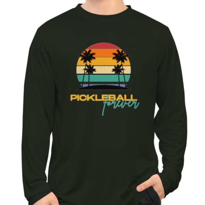 Gorgeously designed Unisex Pickleball Forever Performance Long Sleeve Shirt