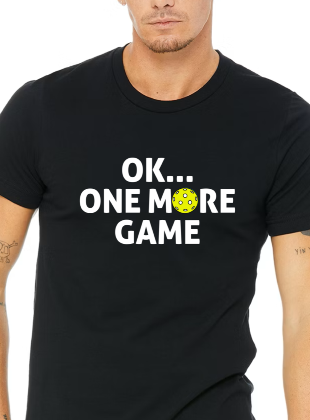 Unisex OK...One More Game Super Cute Premium Pickleball T-Shirt
