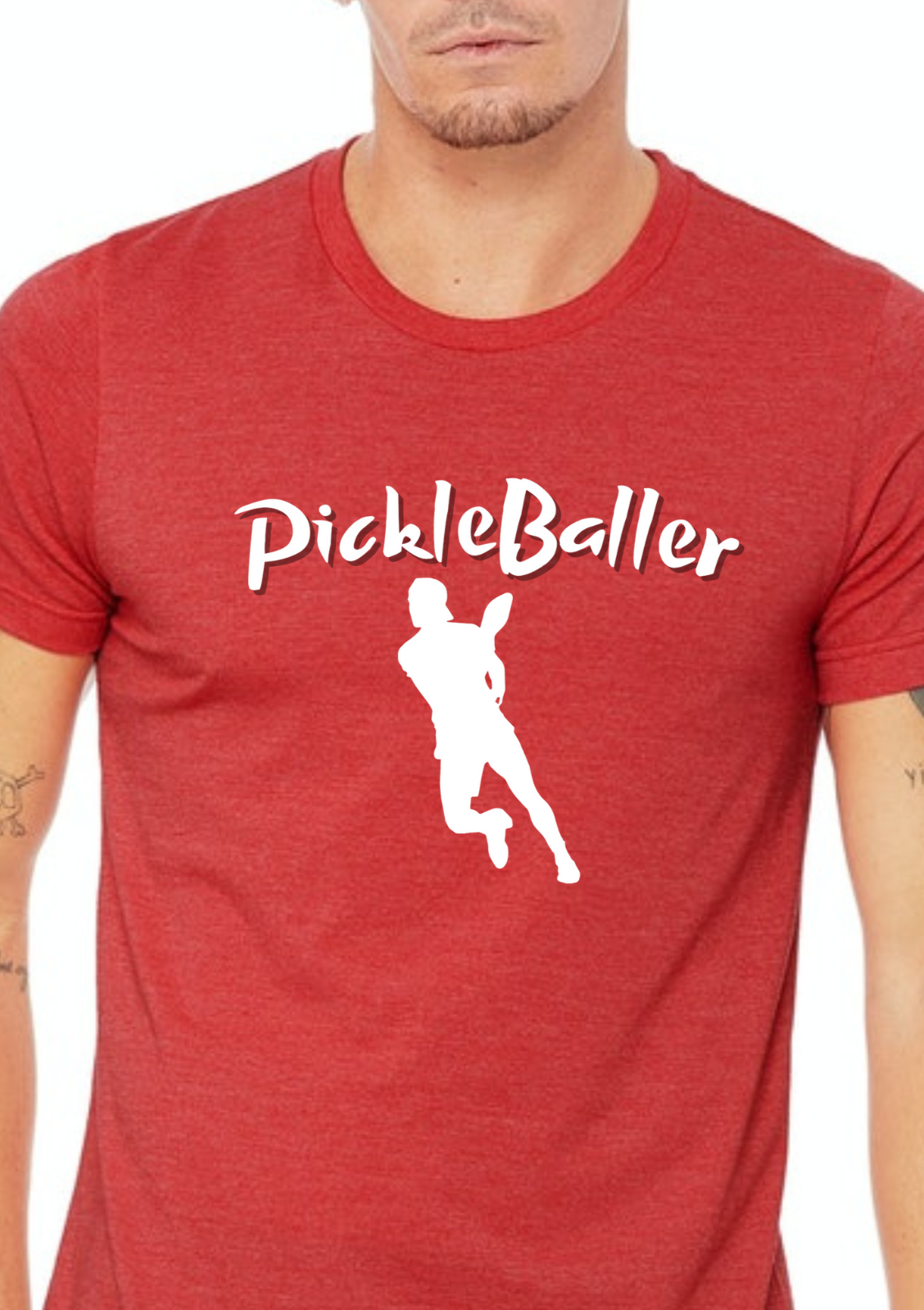 Gorgeous red Pickleballer Unisex Premium T-Shirt