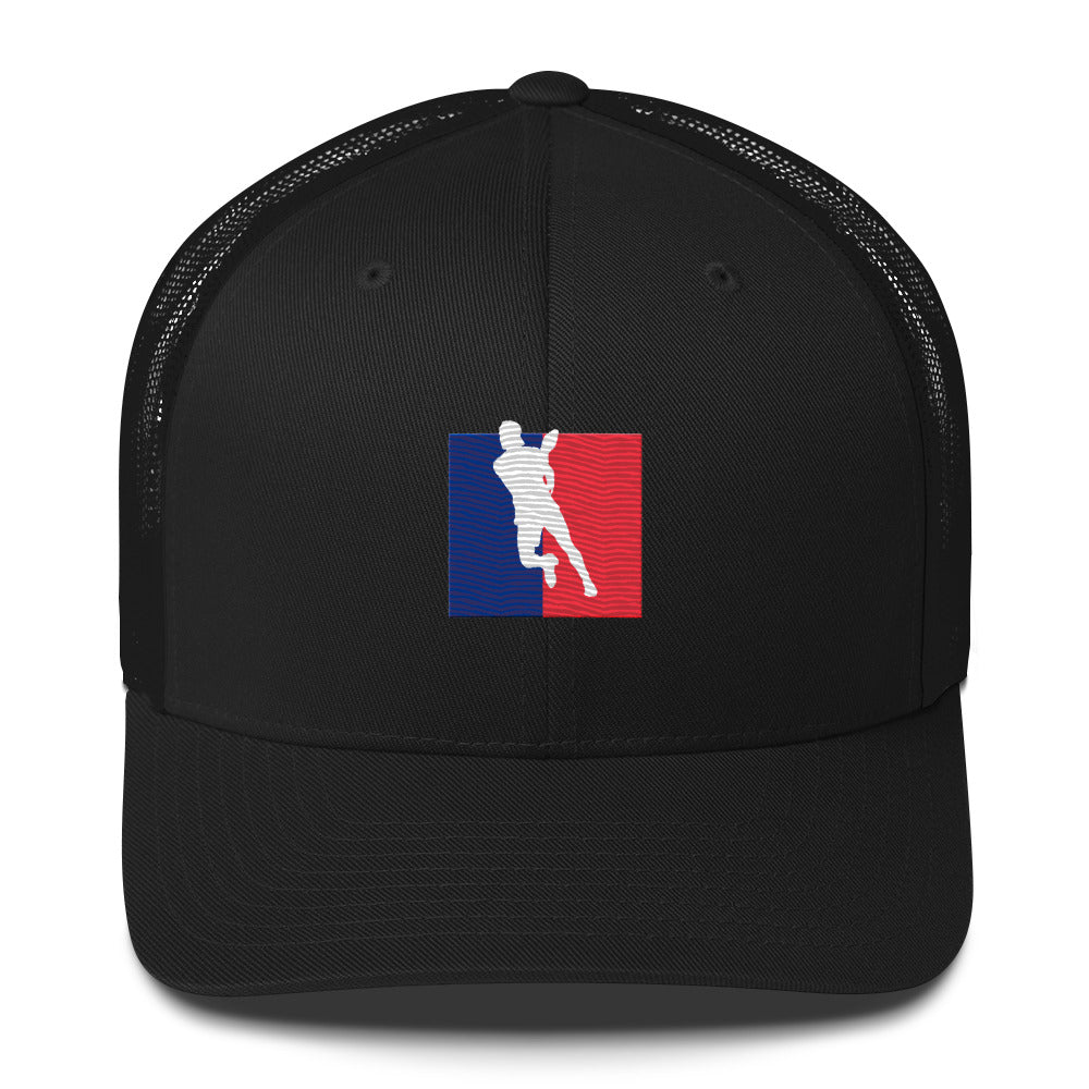 Pickleball Player Logo Embroidered Pickleball Trucker Hat