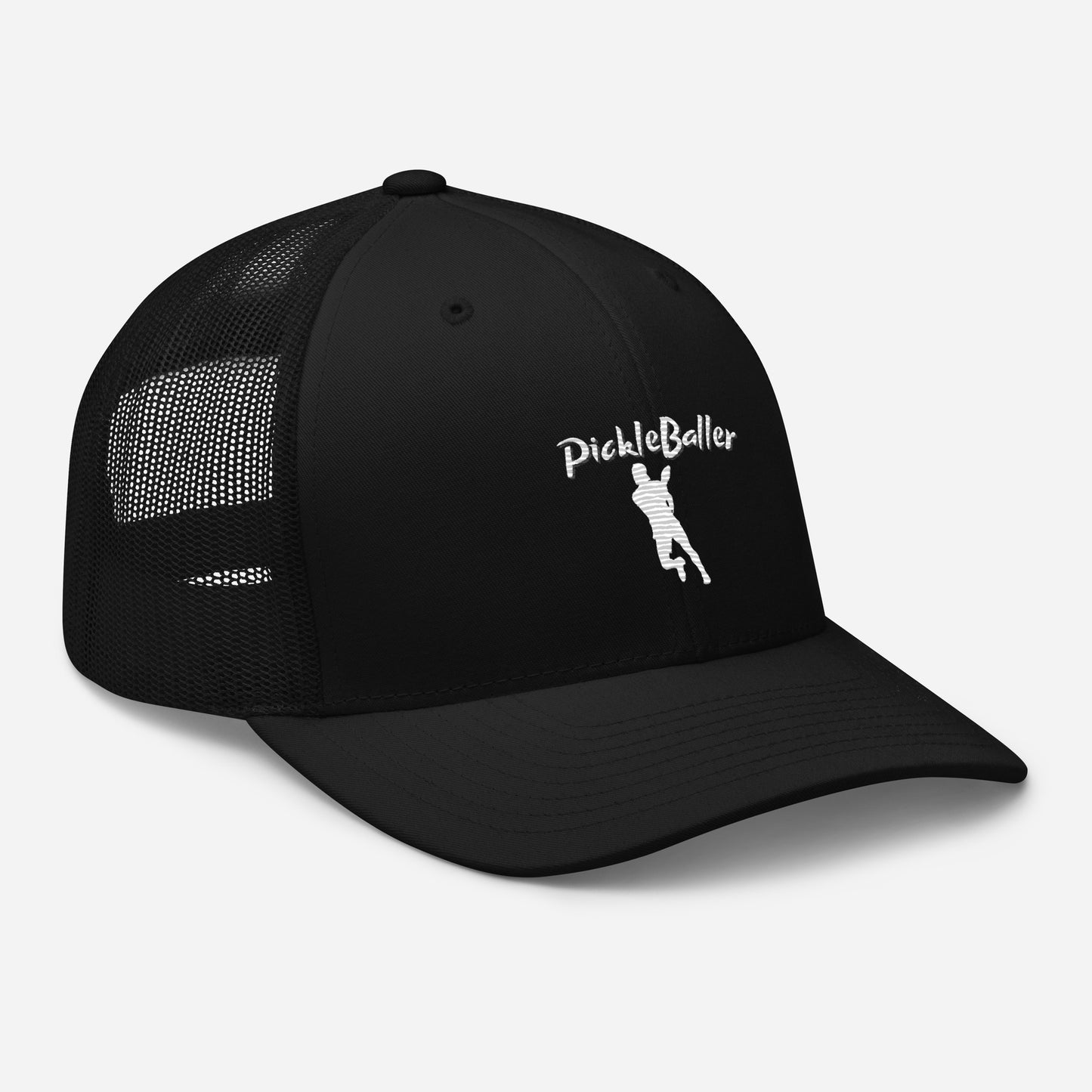 PickleBaller Embroidered Pickleball Trucker Hat