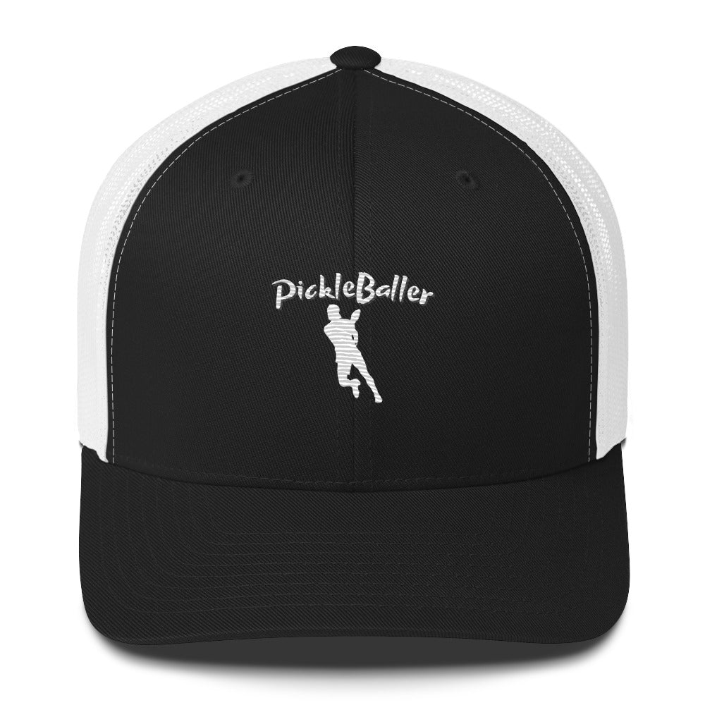 PickleBaller Embroidered Pickleball Trucker Hat