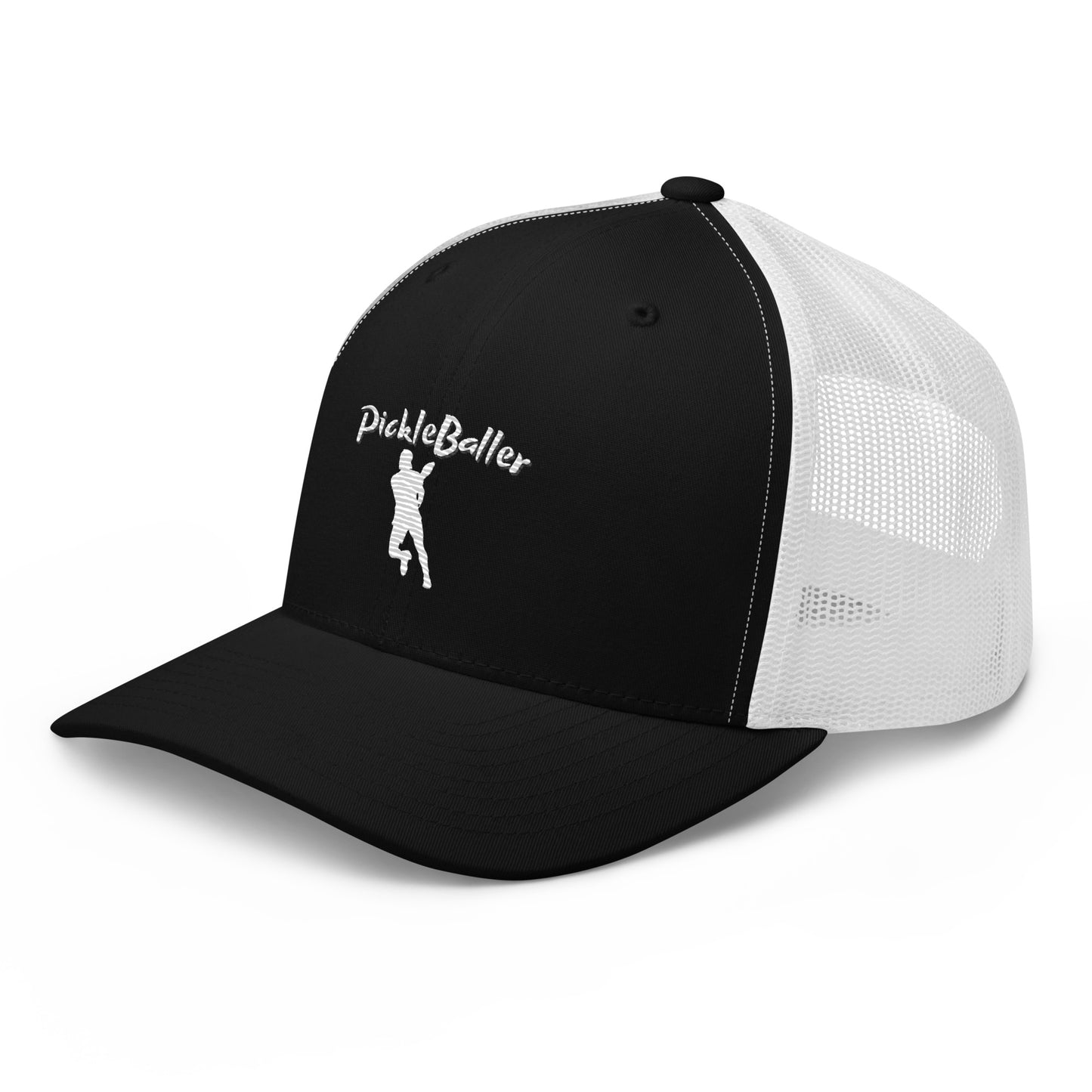 PickleBaller Embroidered Pickleball Trucker Hat